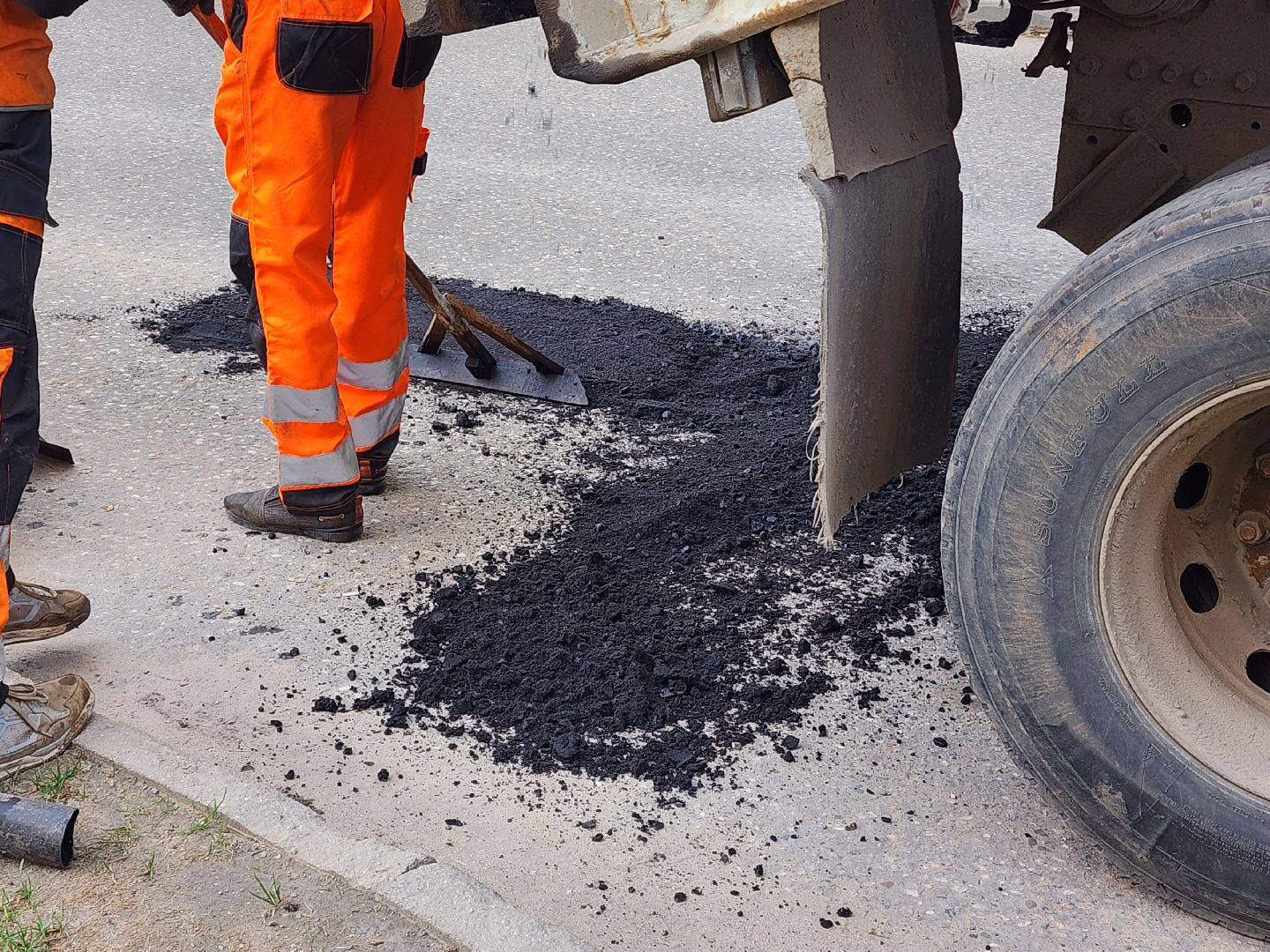 сергиев посад, дороги, ямочный ремонт дорог,