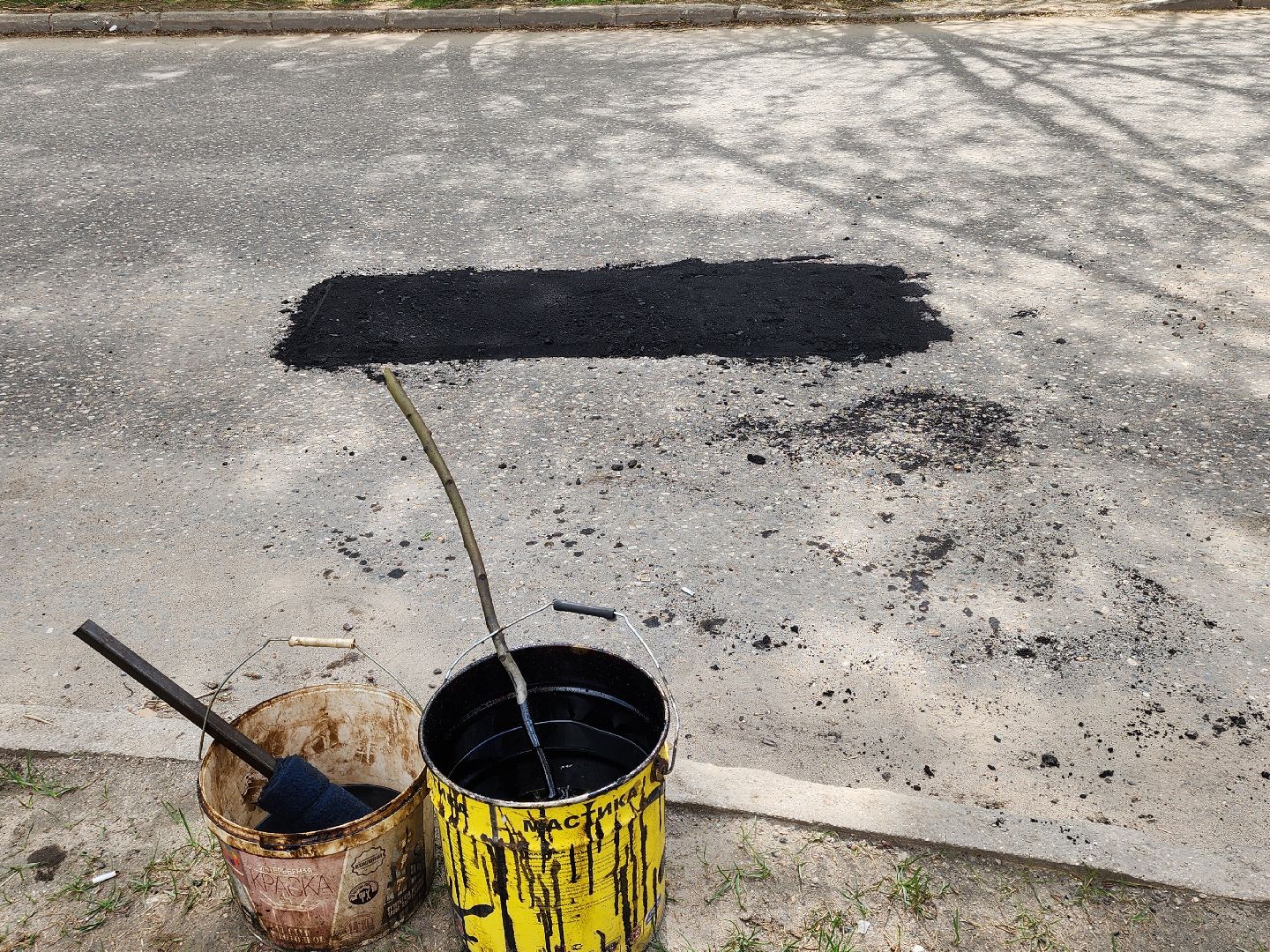 сергиев посад, дороги, ямочный ремонт дорог,