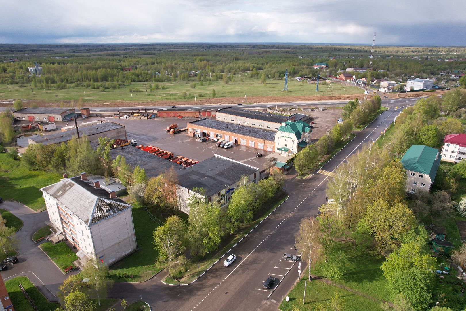 видео с коптера, капремонт спорткомлекса в Шаховской, зал единоборств в шаховской ,