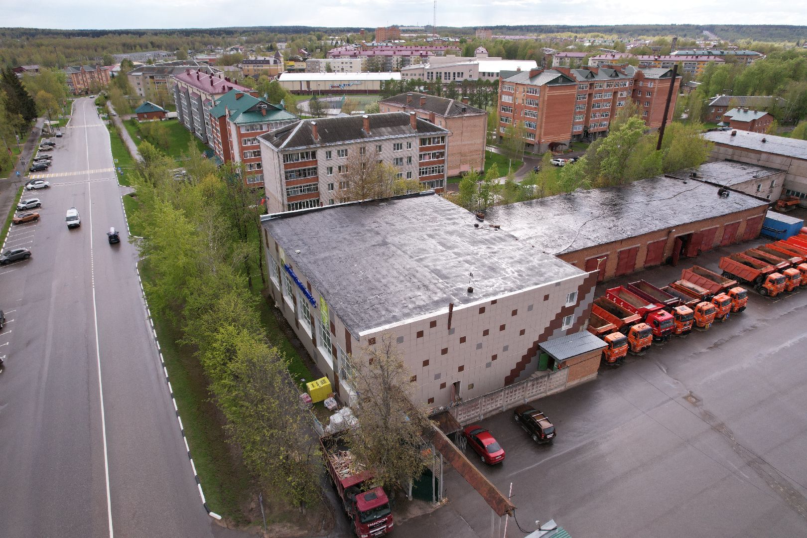 видео с коптера, капремонт спорткомлекса в Шаховской, зал единоборств в шаховской ,