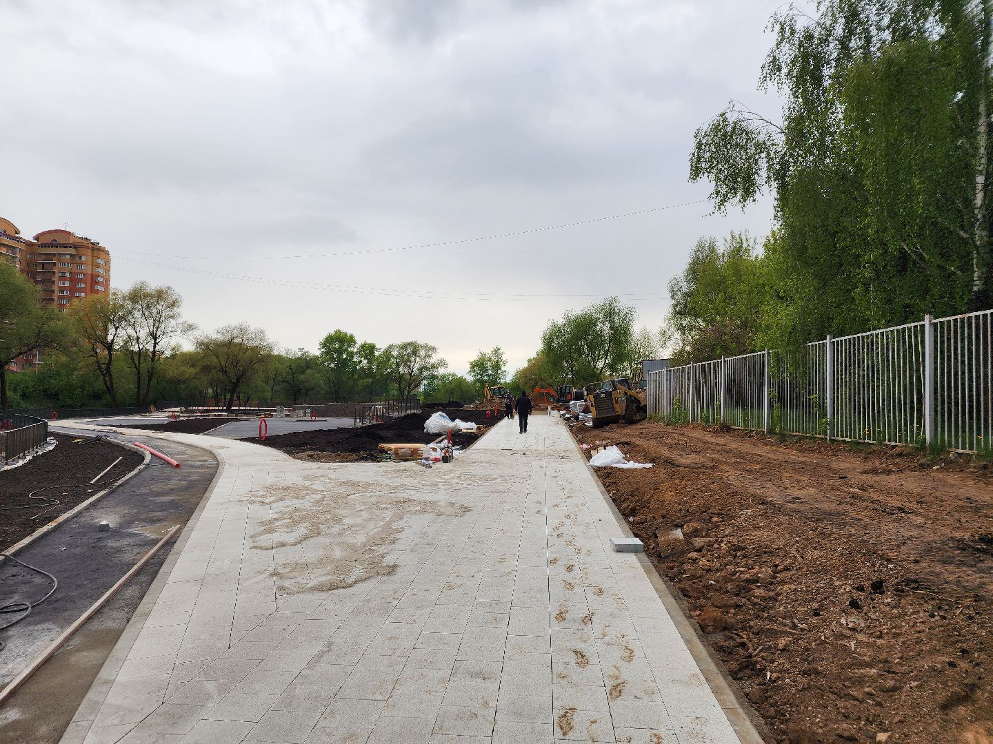 Чехов, улица Береговая, ЖК Посейдон, набережная реки теребенка, благоустройство, реконструкция, обновление, пешеходные дорожки, пешеходные зоны, тропинки и тротуары, строительство, госпрограмма московской области,