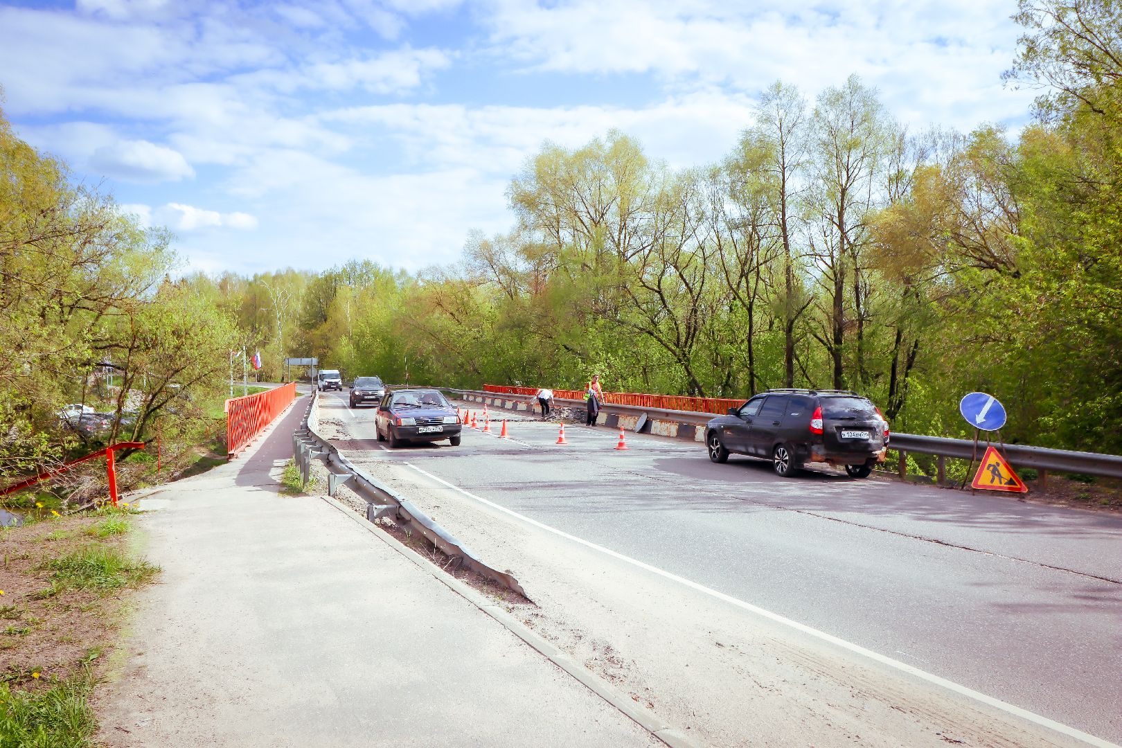 клин, общество, ремонт моста, дороги, транспорт,