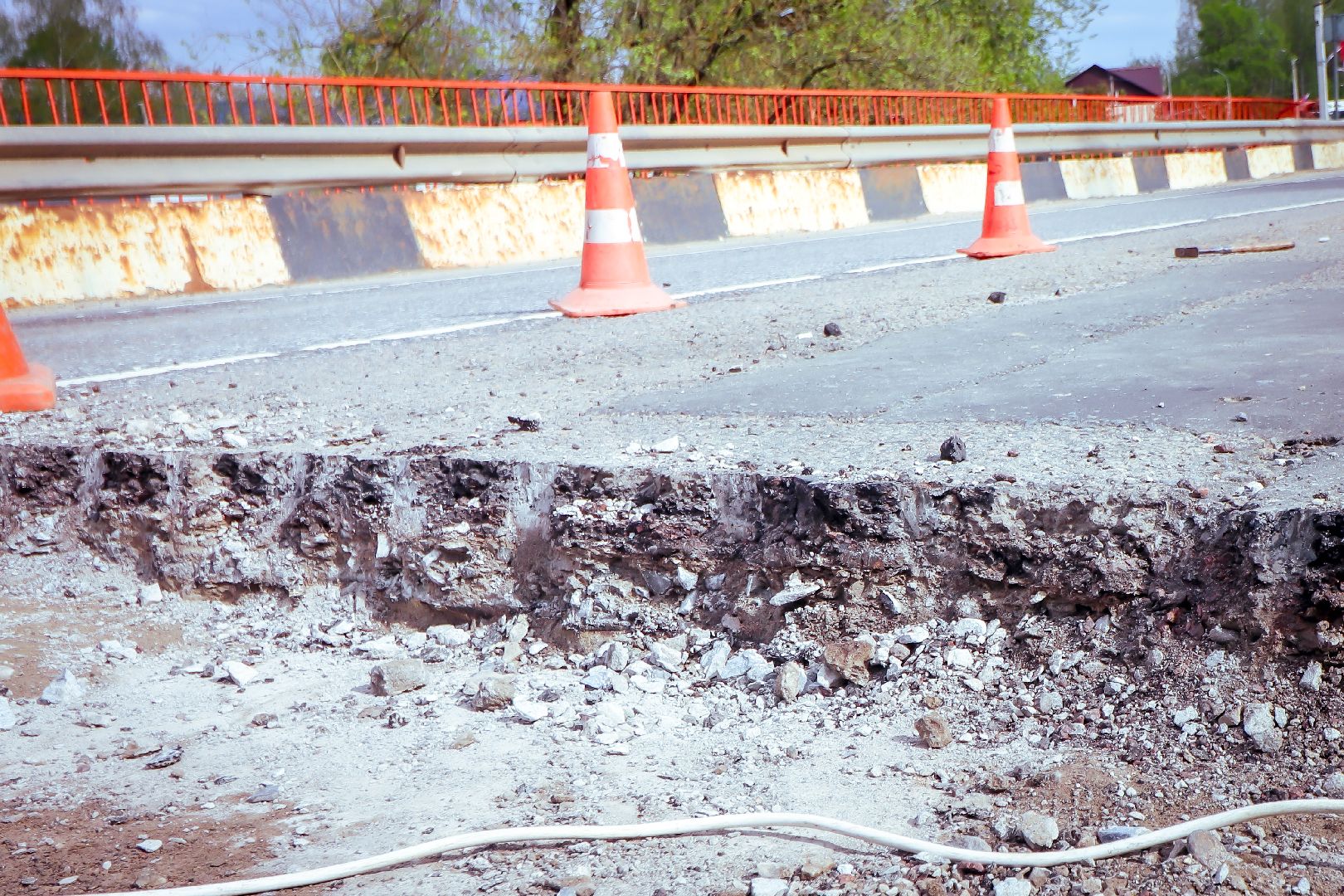 клин, общество, ремонт моста, дороги, транспорт,