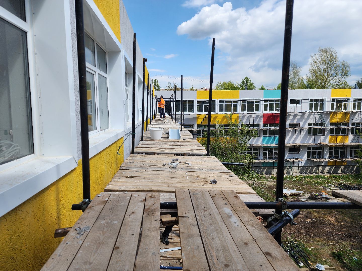 фрязино, ремонт школы, гимназия, капитальный  ремонт,