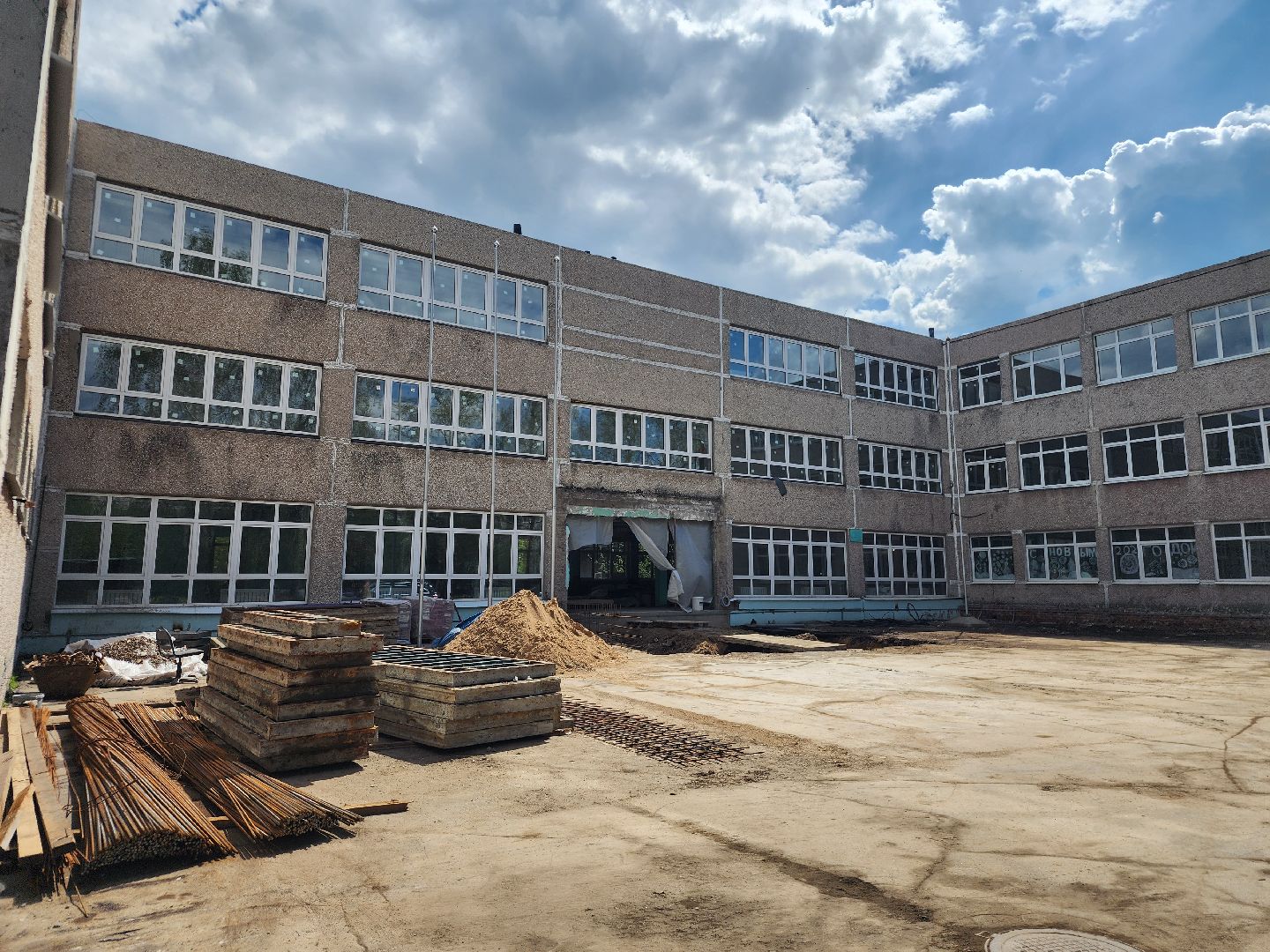 фрязино, ремонт школы, гимназия, капитальный  ремонт,