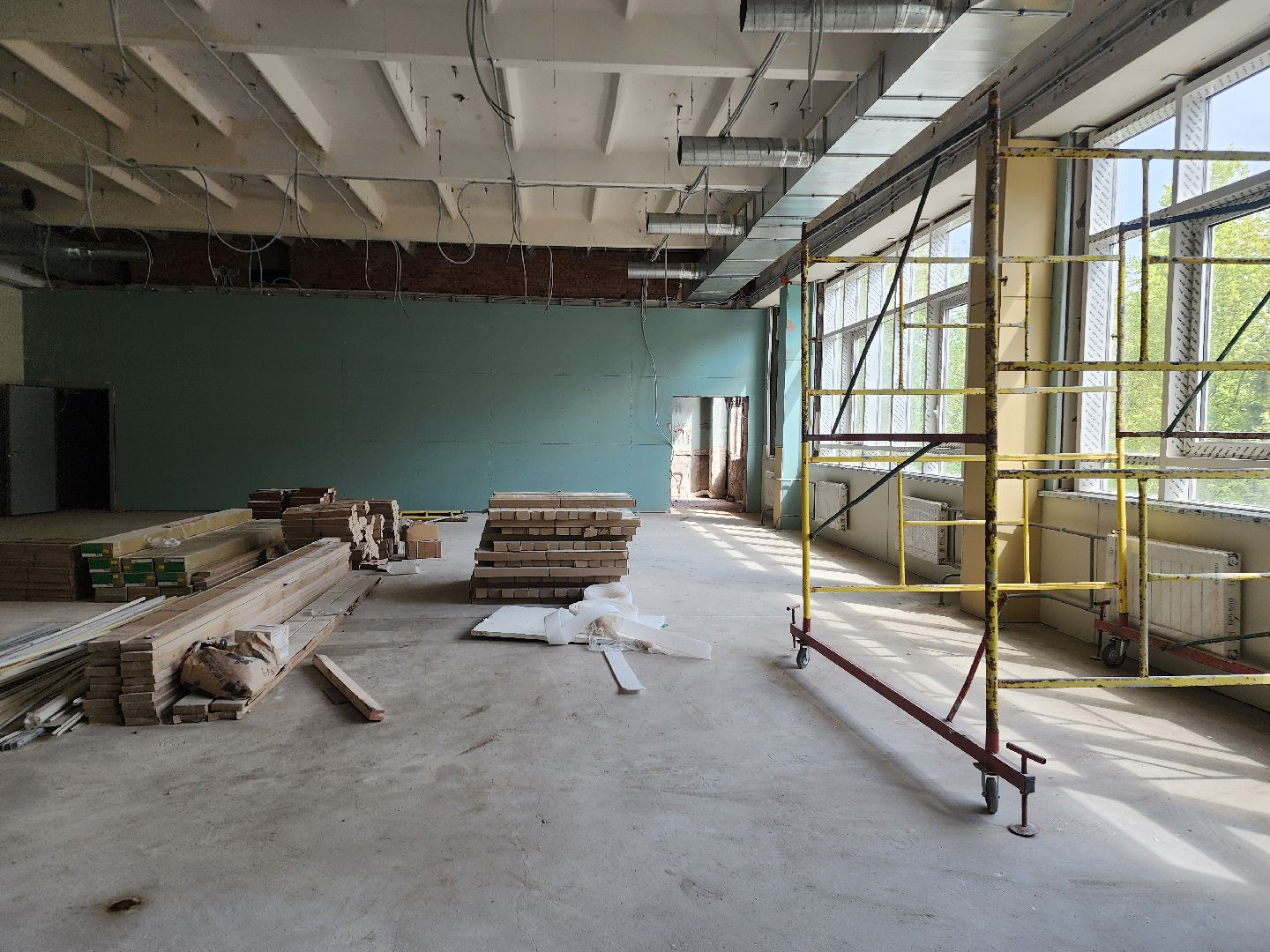 фрязино, ремонт школы, гимназия, капитальный  ремонт,