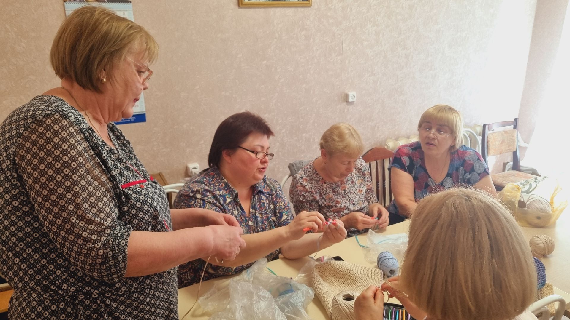 ПОДМОСКОВЬЕ, Ивантеевка, Пушкинский, активное долголетие, вязание
