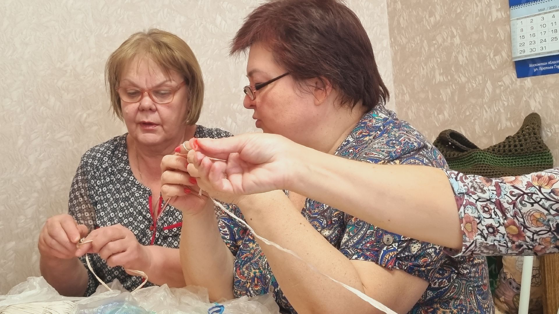 ПОДМОСКОВЬЕ, Ивантеевка, Пушкинский, активное долголетие, вязание