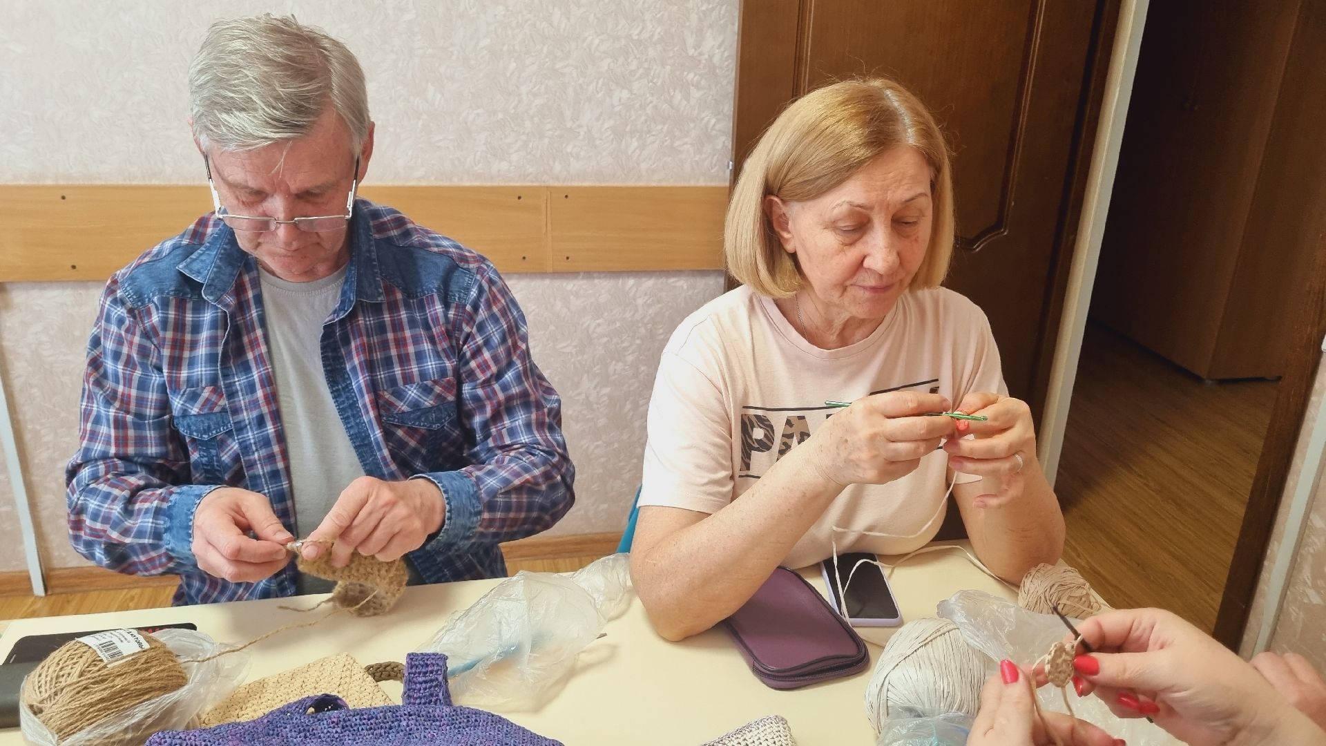 ПОДМОСКОВЬЕ, Ивантеевка, Пушкинский, активное долголетие, вязание