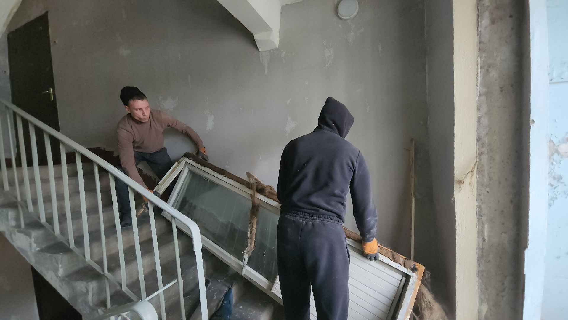 Люберцы, поселок птицефабрика, управляющая компания, ремонт подъездов,