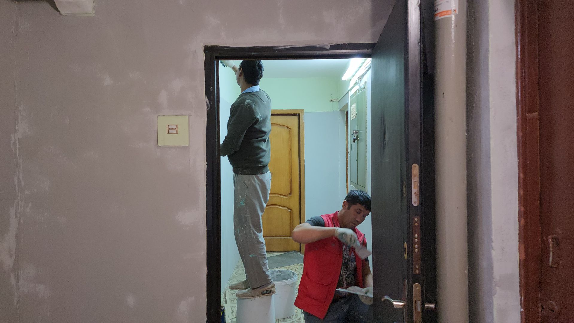 Люберцы, поселок птицефабрика, управляющая компания, ремонт подъездов,