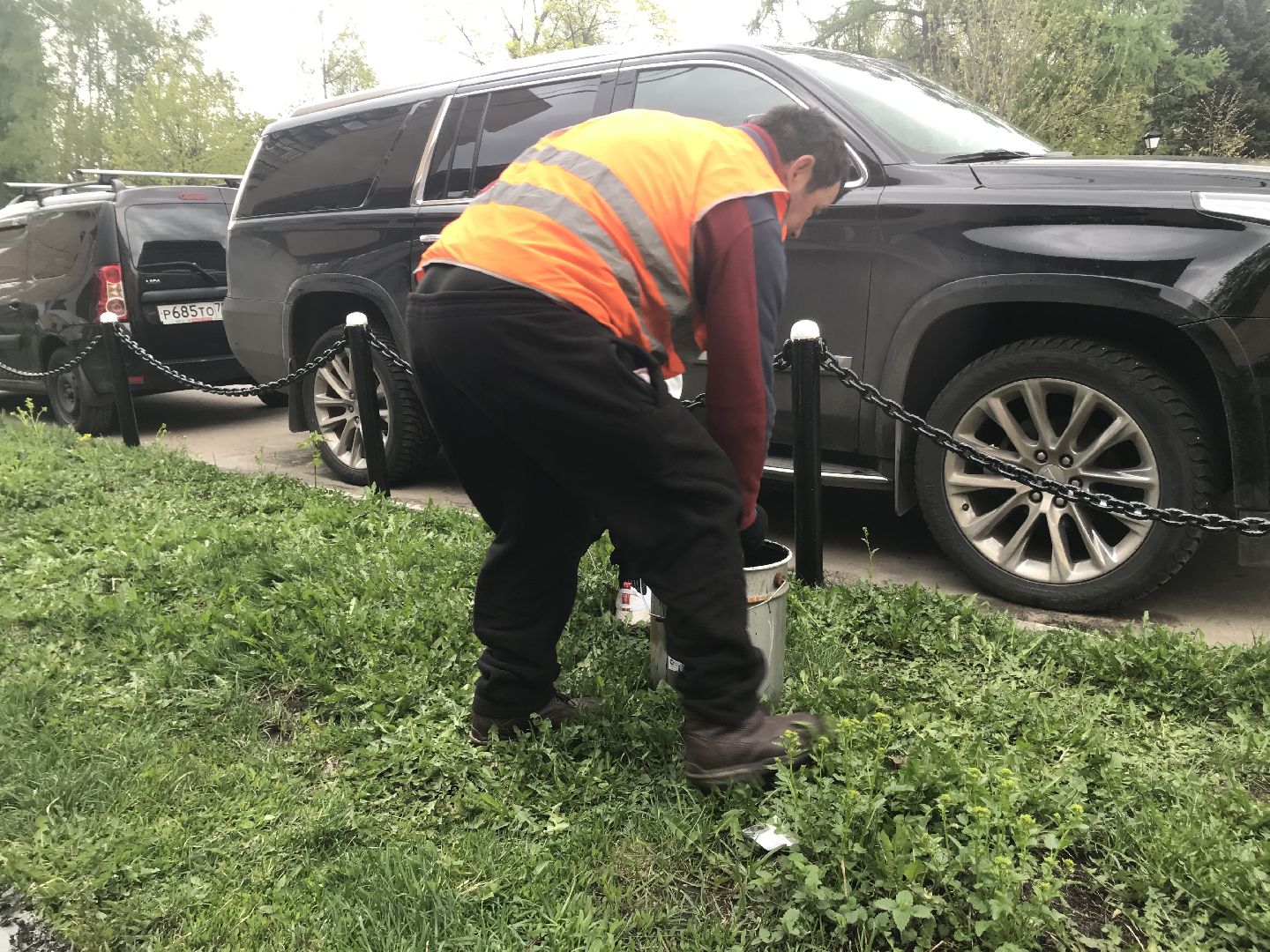 Балашиха, День Победы, благоустройство, перемены, весна, покраска забора, лестничных перил