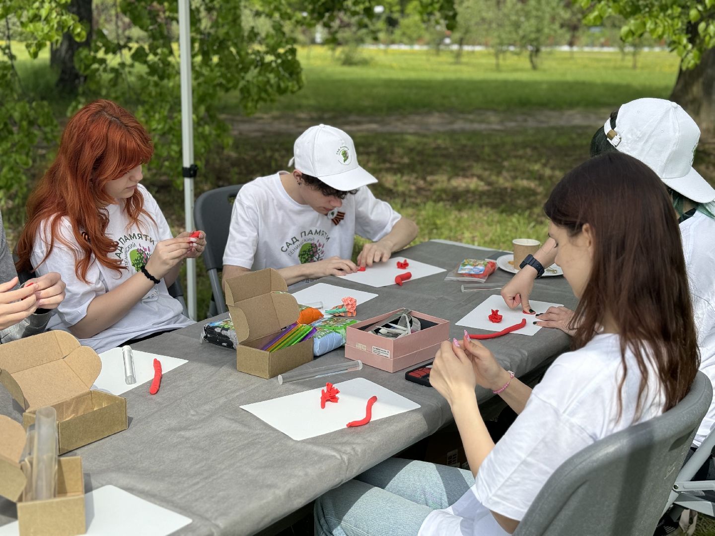 высадка деревьев, ленинский городской округ, сад памяти, возложение цветов,