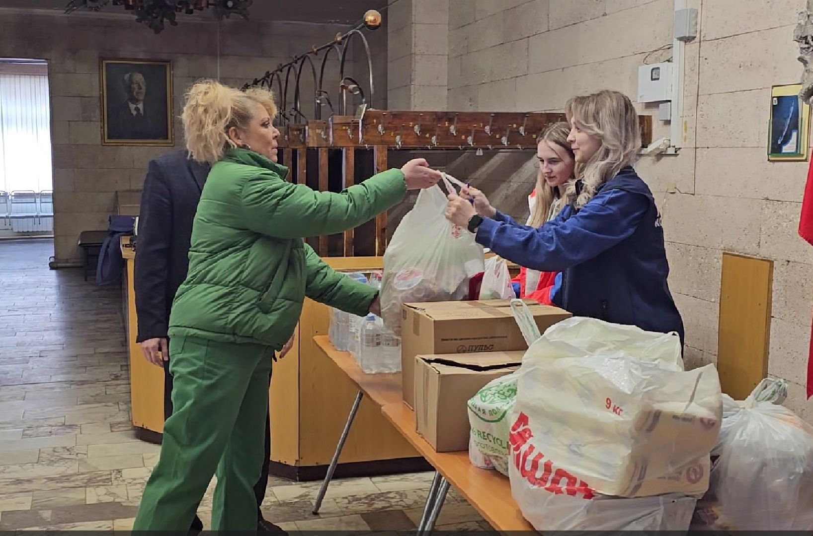 Доброе дело, первомай, гуманитарный груз, Котельники, акция