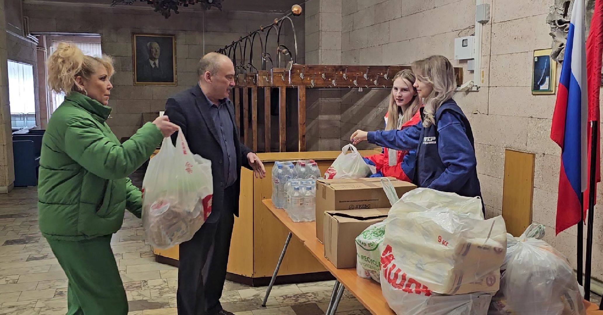 Доброе дело, первомай, гуманитарный груз, Котельники, акция