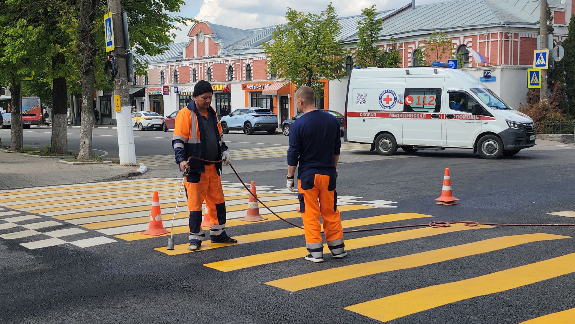 ремонт, дороги, ремонт дорог, поселок зеленый, богородский городской округ,