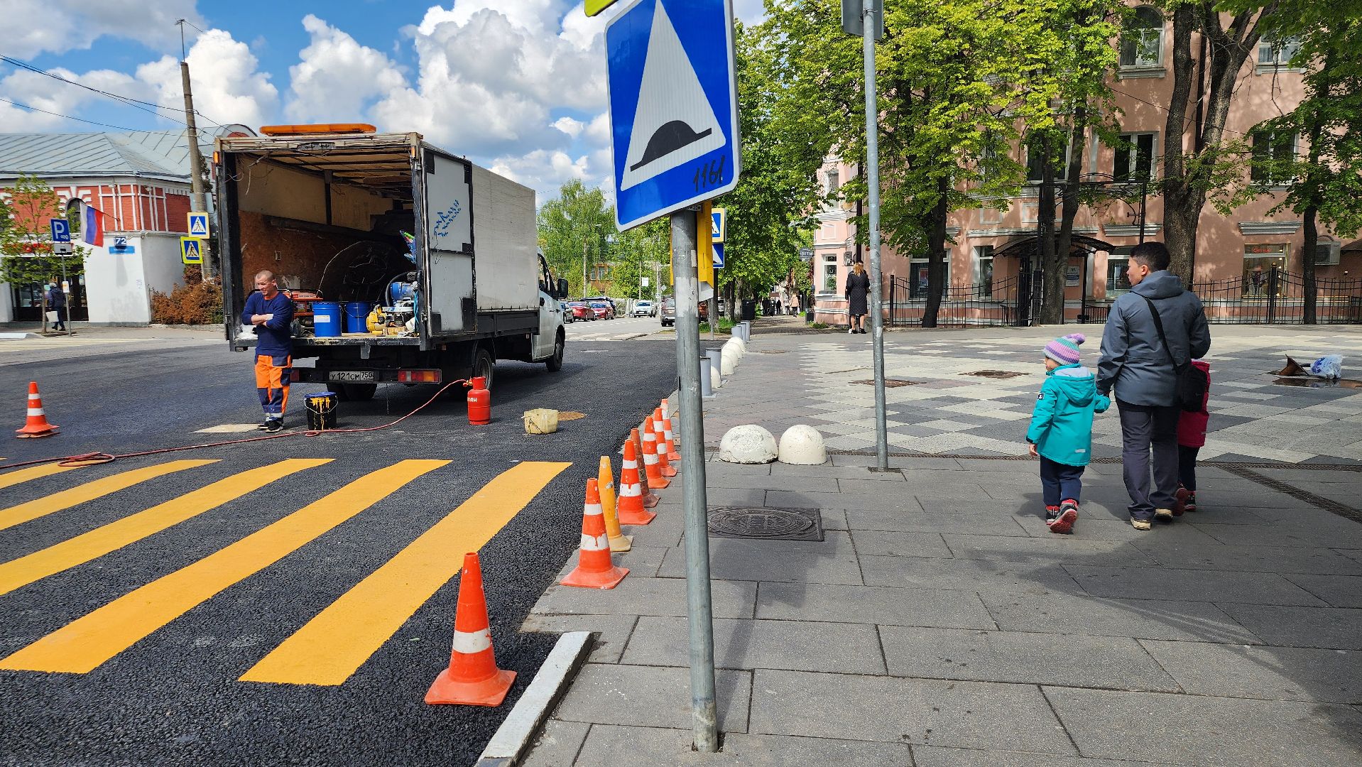 ремонт, дороги, ремонт дорог, поселок зеленый, богородский городской округ,