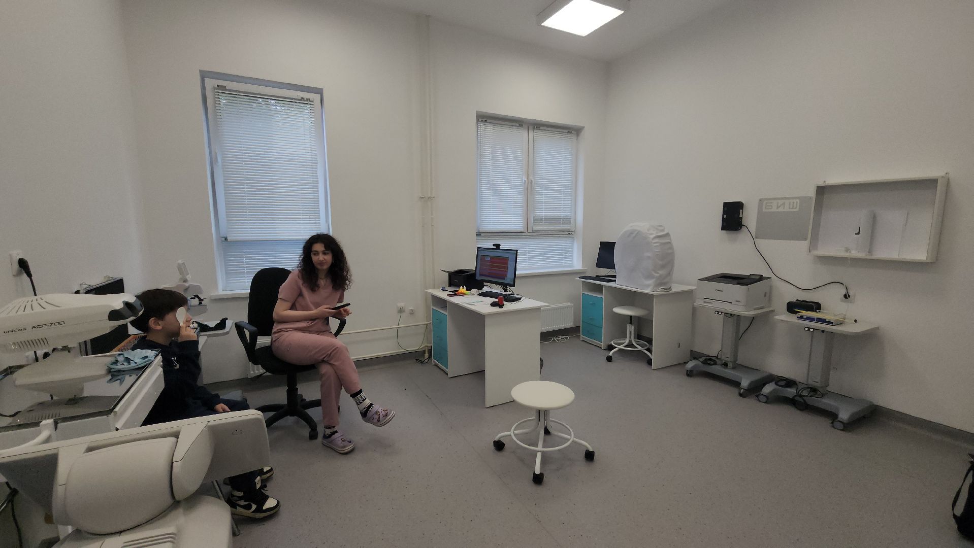 люберцы, люберецкая больница, офтальмологический кабинет,офтальмологическое оборудование,