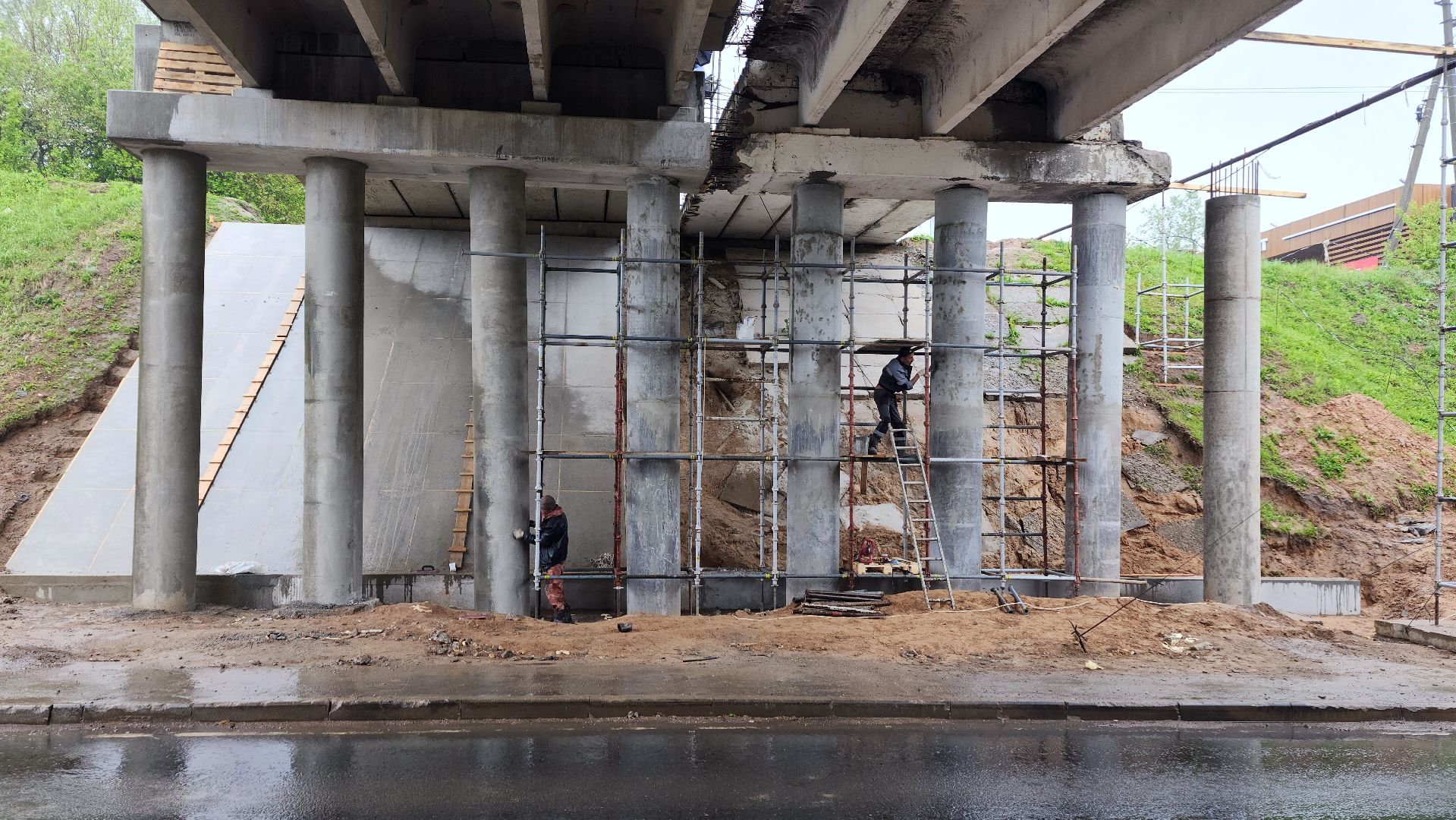 волоколамск, ремонт путепровода,