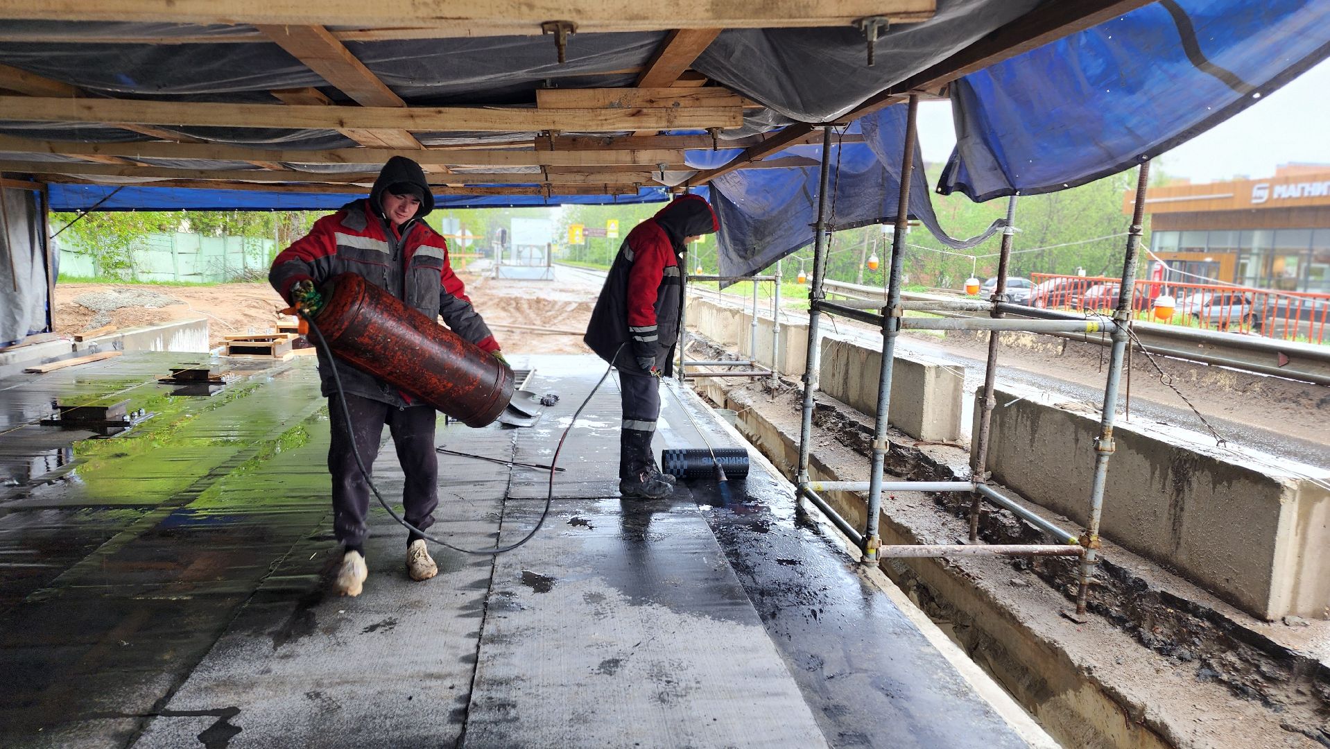 волоколамск, ремонт путепровода,