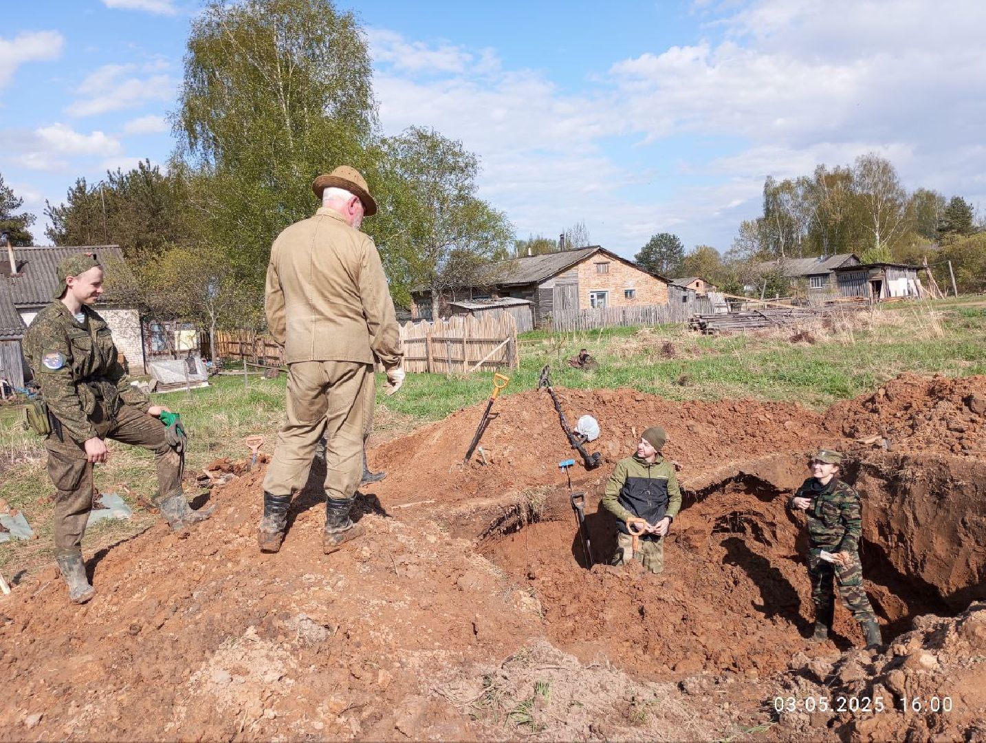 вахта памяти, вахта памяти раскопки, впк илья муромец, поисковый отряд русь, школа попова, 80 лет победе,