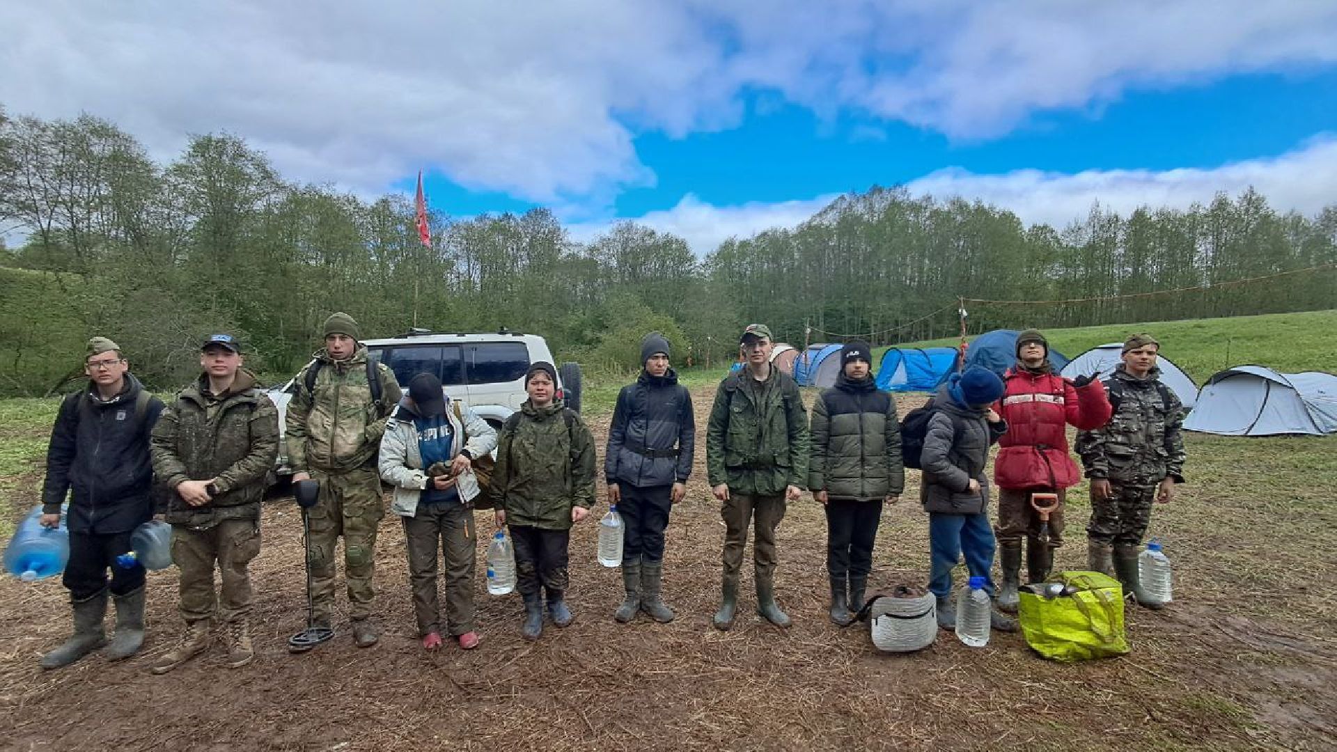 вахта памяти, вахта памяти раскопки, впк илья муромец, поисковый отряд русь, школа попова, 80 лет победе,