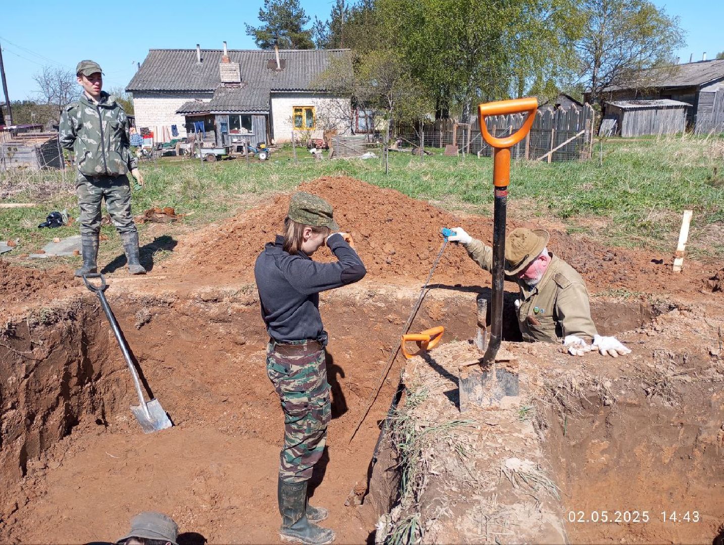 вахта памяти, вахта памяти раскопки, впк илья муромец, поисковый отряд русь, школа попова, 80 лет победе,