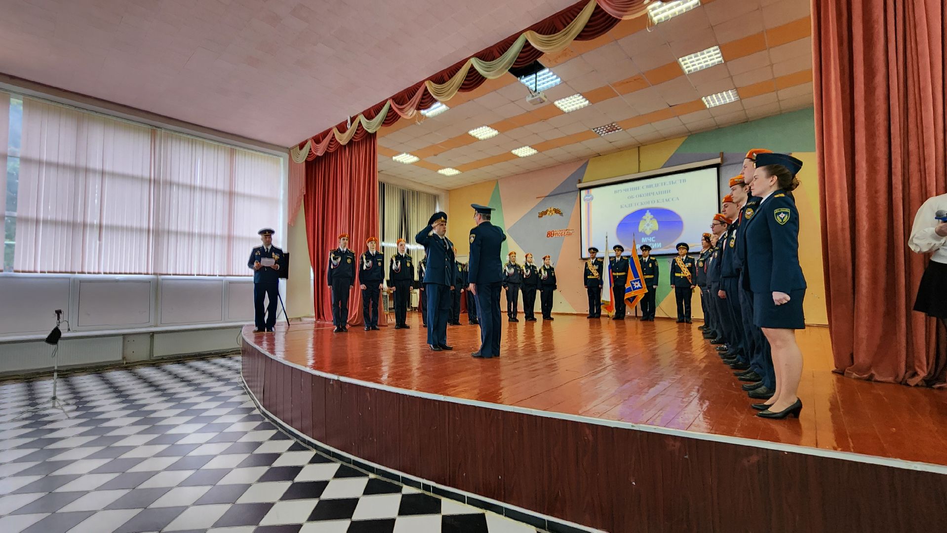 протвино, кадетский класс, образование, вручение удостоверений,