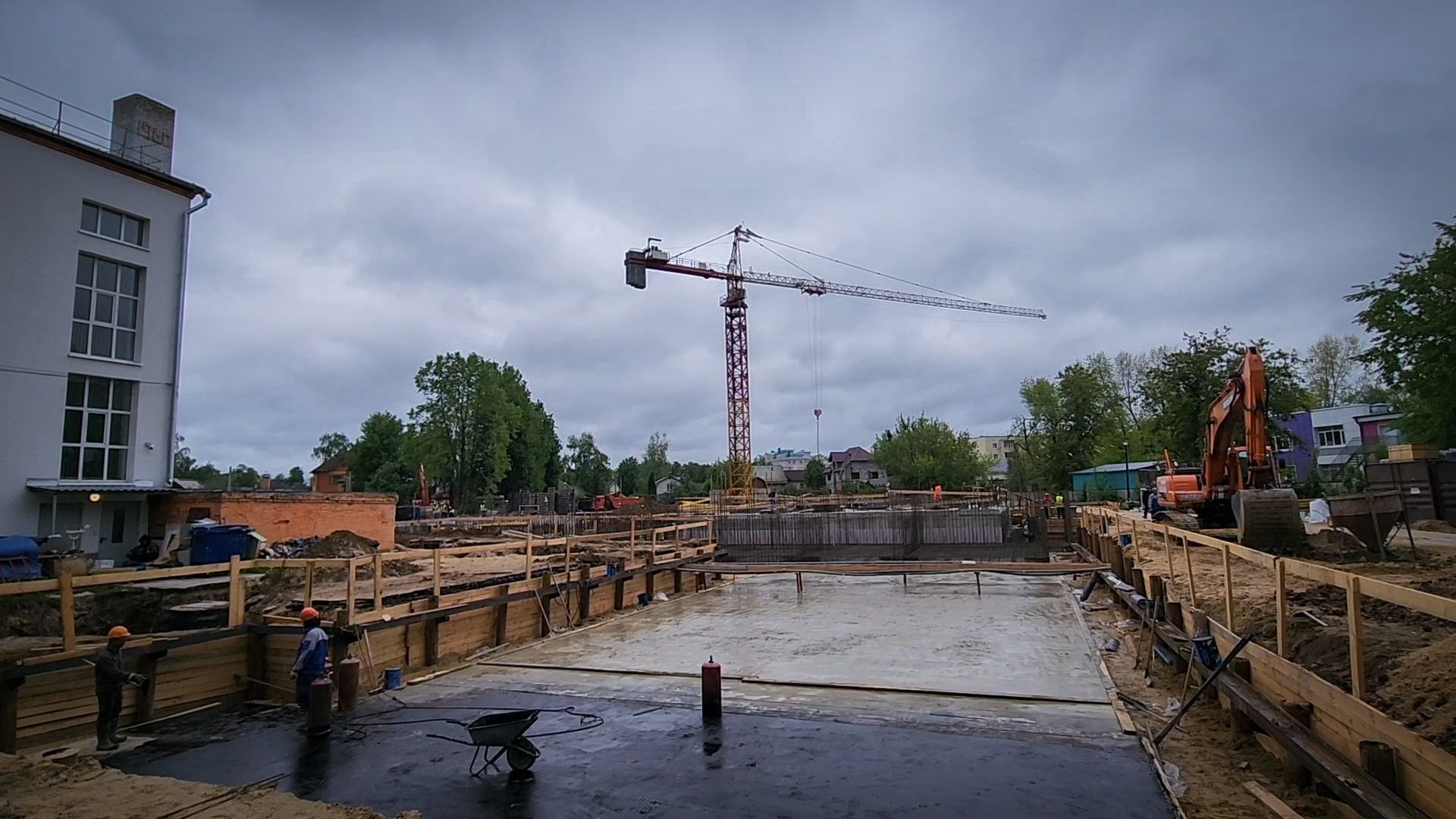 бронницы, пристройка к лицею, строительство нового корпуса лицея,