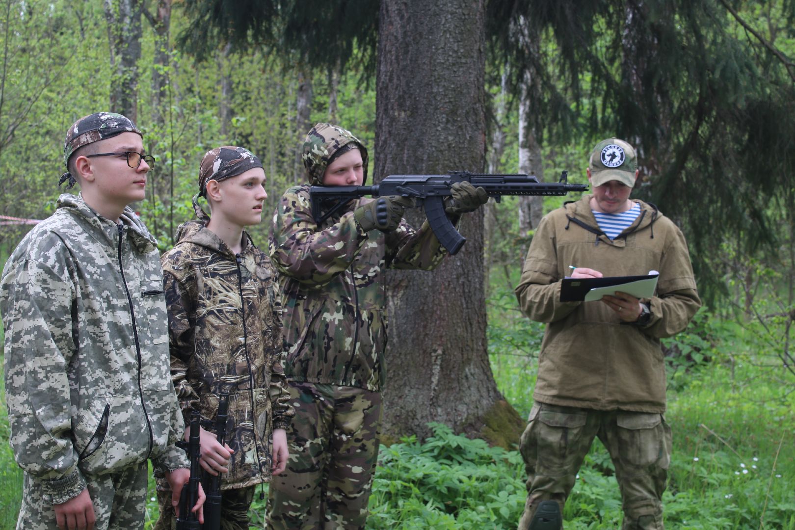 полигон, игра, тропа разведчика, автомат, препятствия, юнармия,