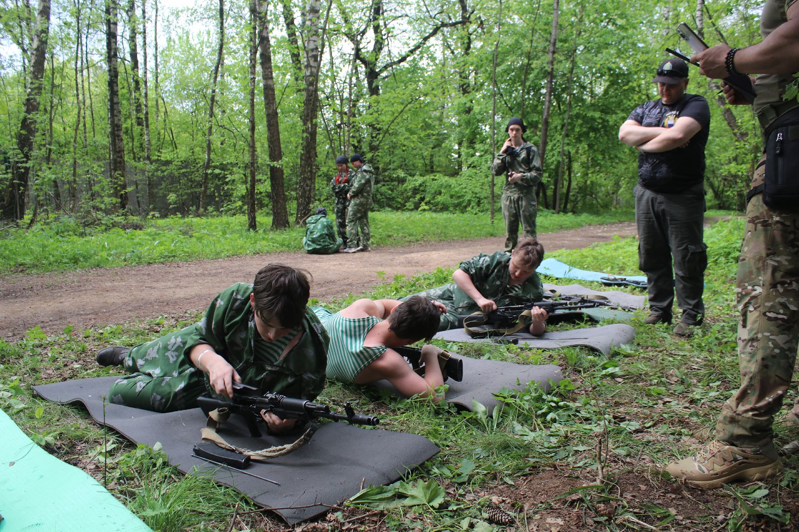 полигон, игра, тропа разведчика, автомат, препятствия, юнармия,
