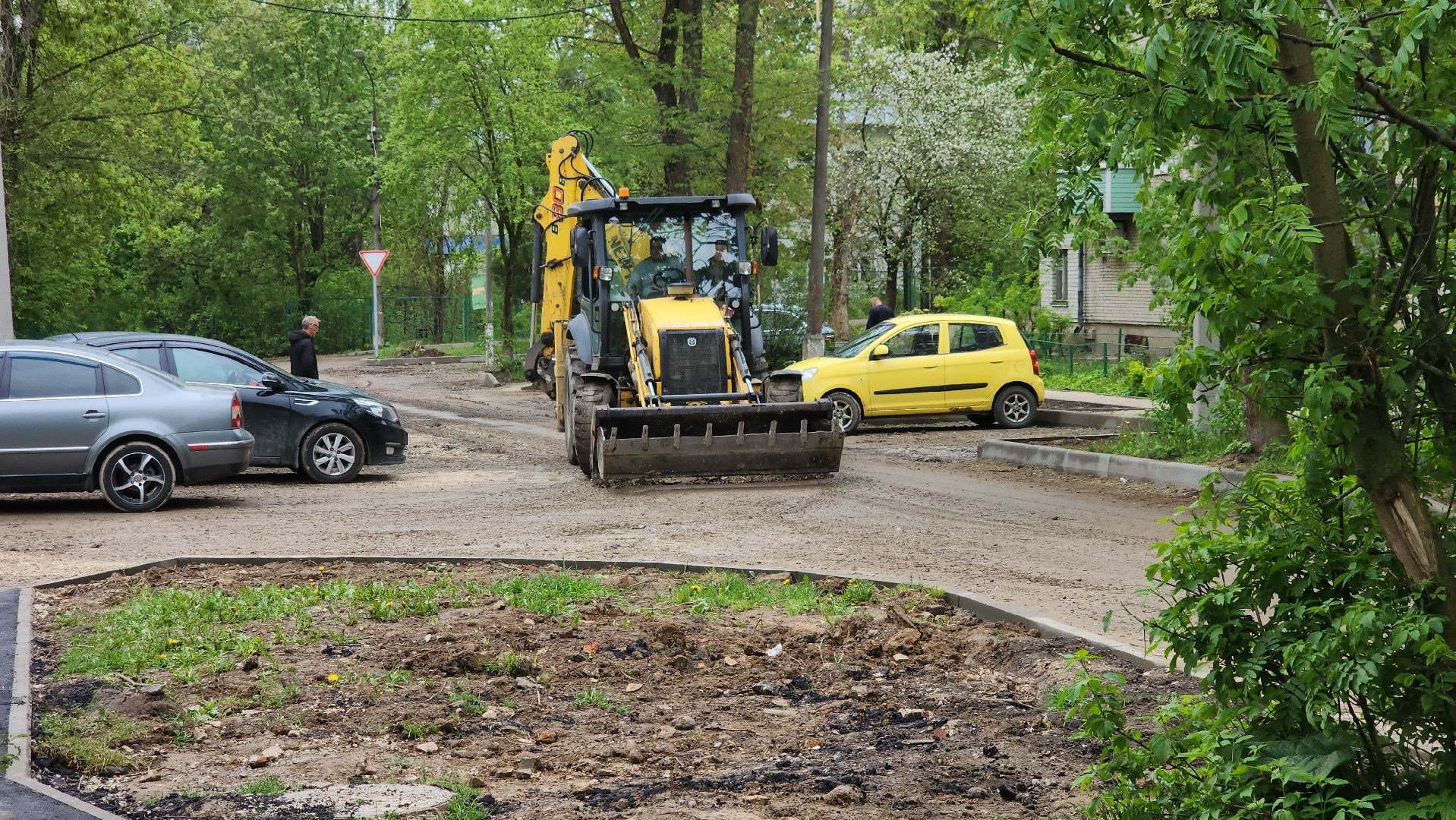 фряново, благоустройство двора, щёлково,