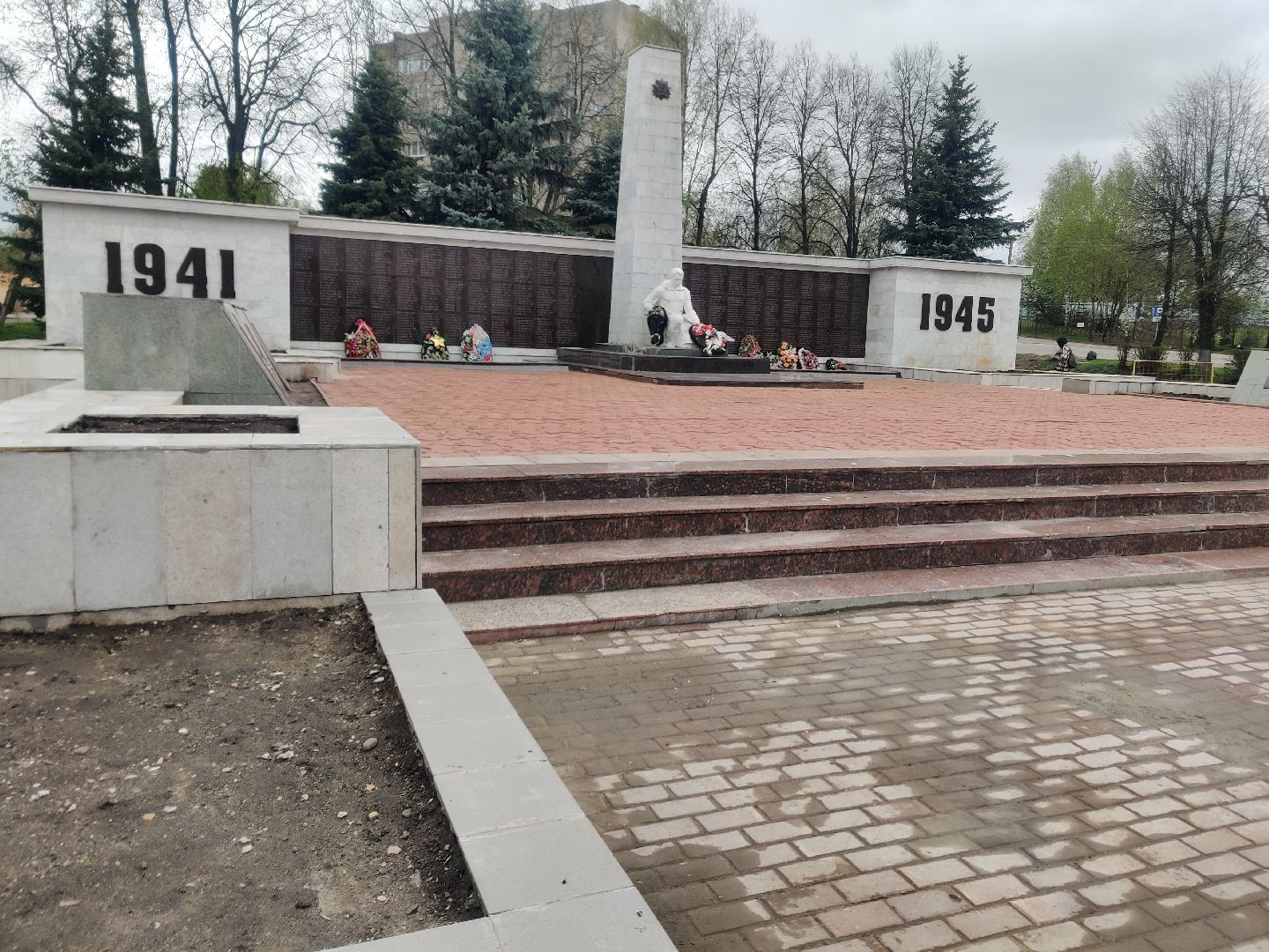 Красноармейск, Пушкинский, благоустройство, Площадь Победы