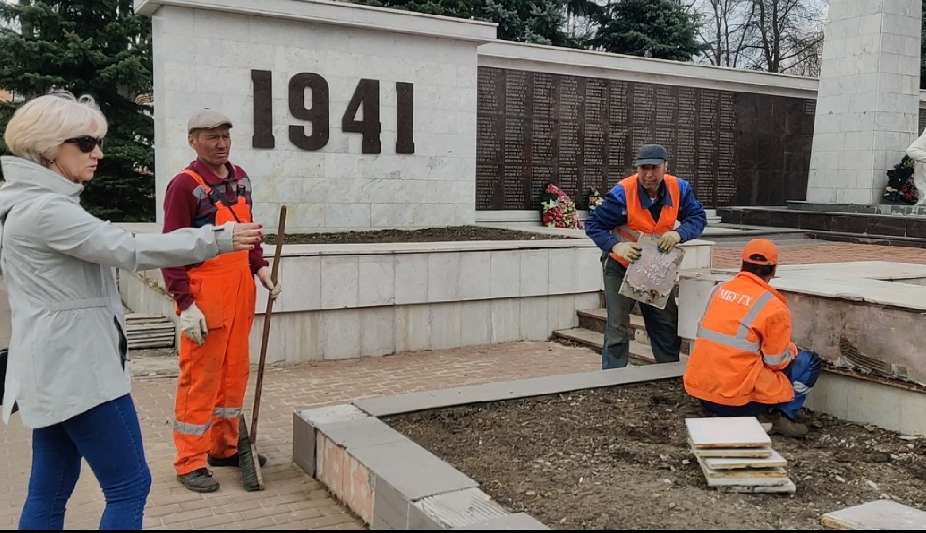 Красноармейск, Пушкинский, благоустройство, Площадь Победы