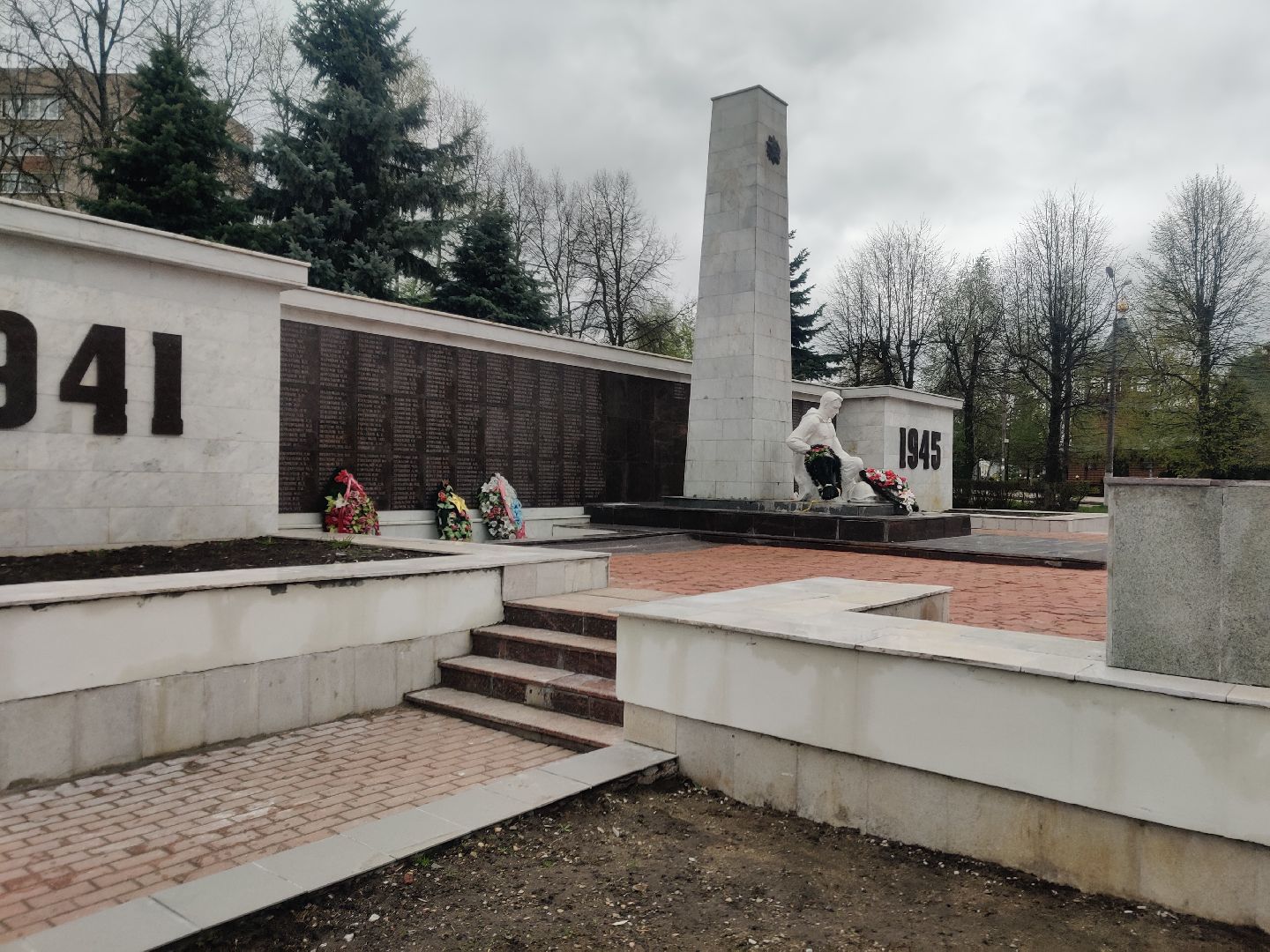 Красноармейск, Пушкинский, благоустройство, Площадь Победы