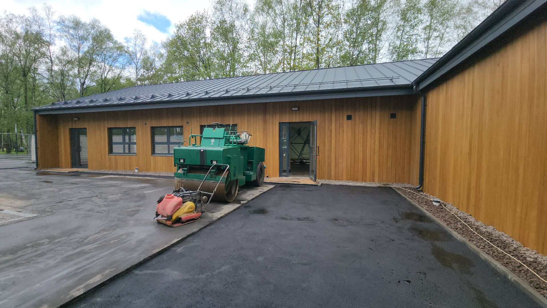 Асфальтирование , Асфальт , укладка асфальта, Парк, Лобня ,