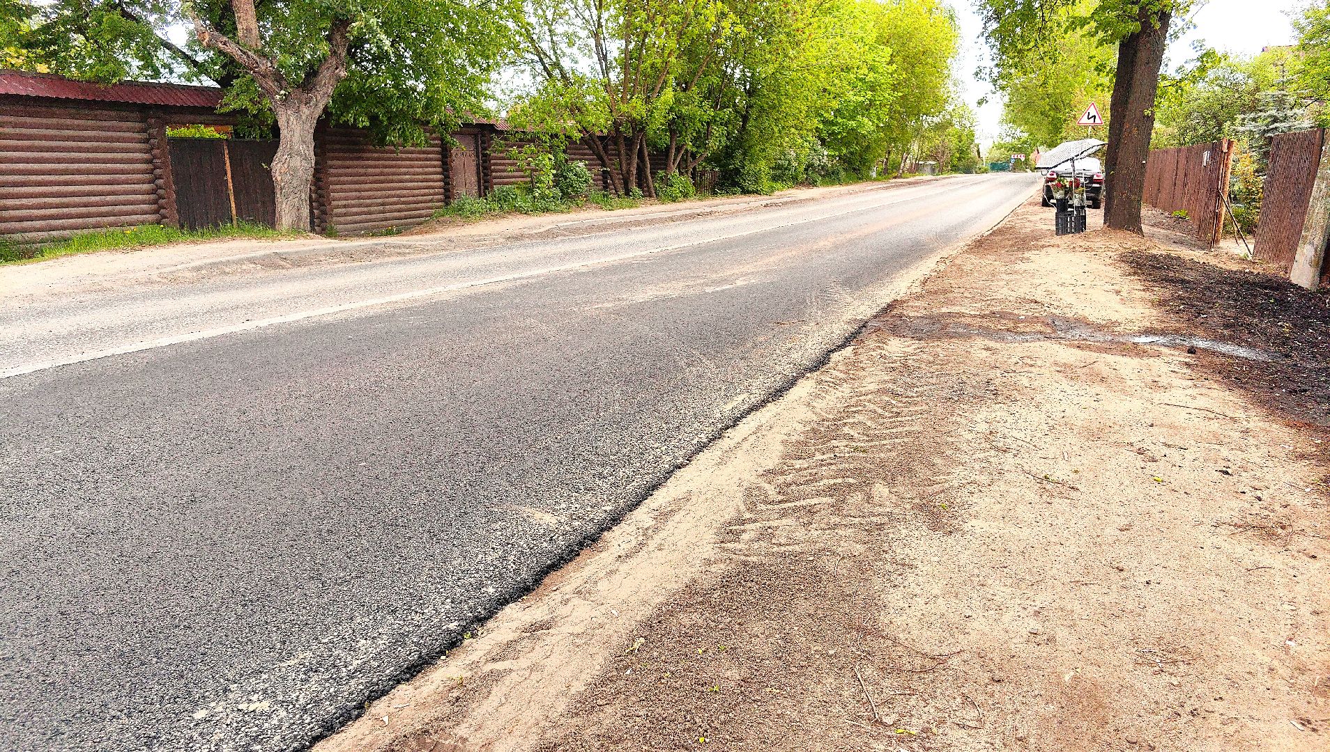 ремонт дороги, деревня, асфальт, фрезерная машина, гудрон, программа губернатора,