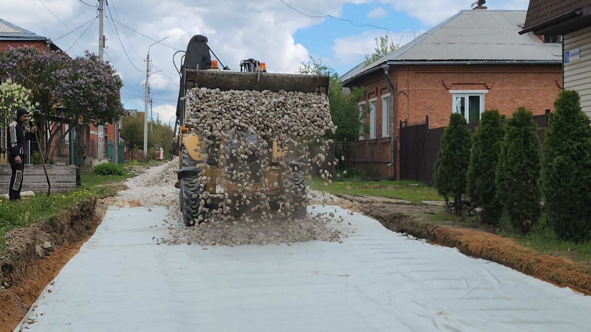 серпухов, подмосковье, устройство дороги,