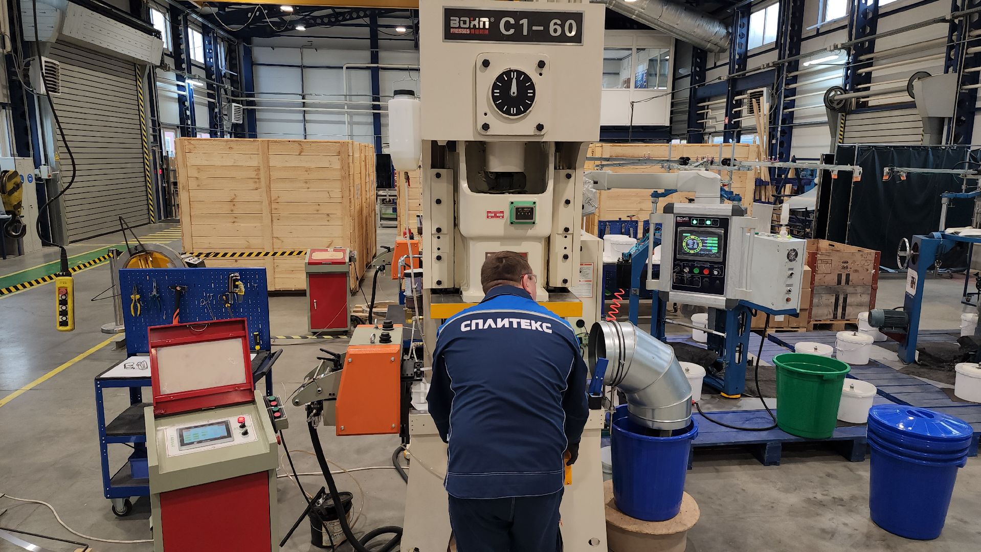 серпухов, экономика, запуск новой линии на заводе, сплитекс, северное шоссе,