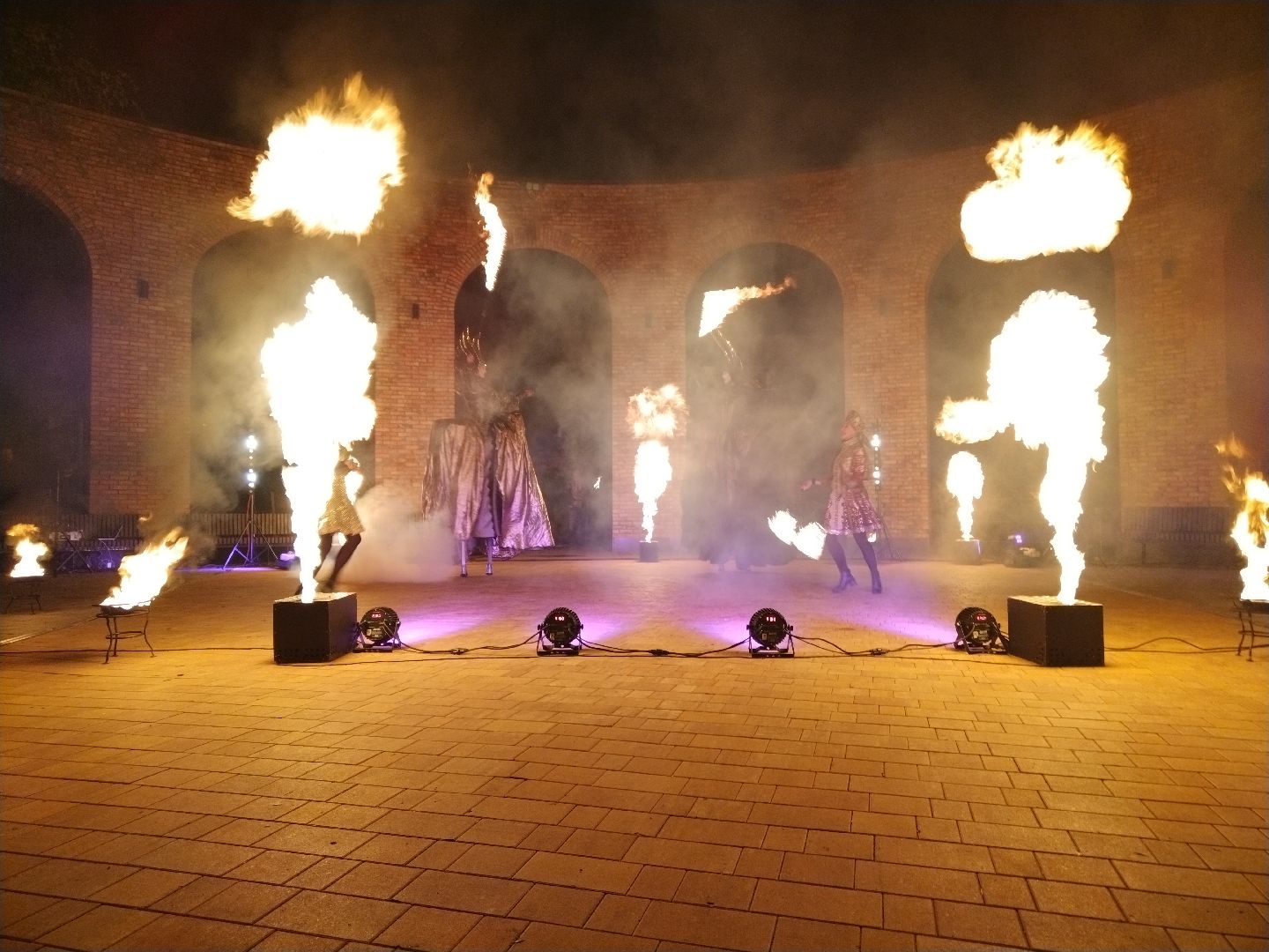 Саламандра, Мытищи, театр огненных легенд, огненное шоу, акведук, Парк Мира