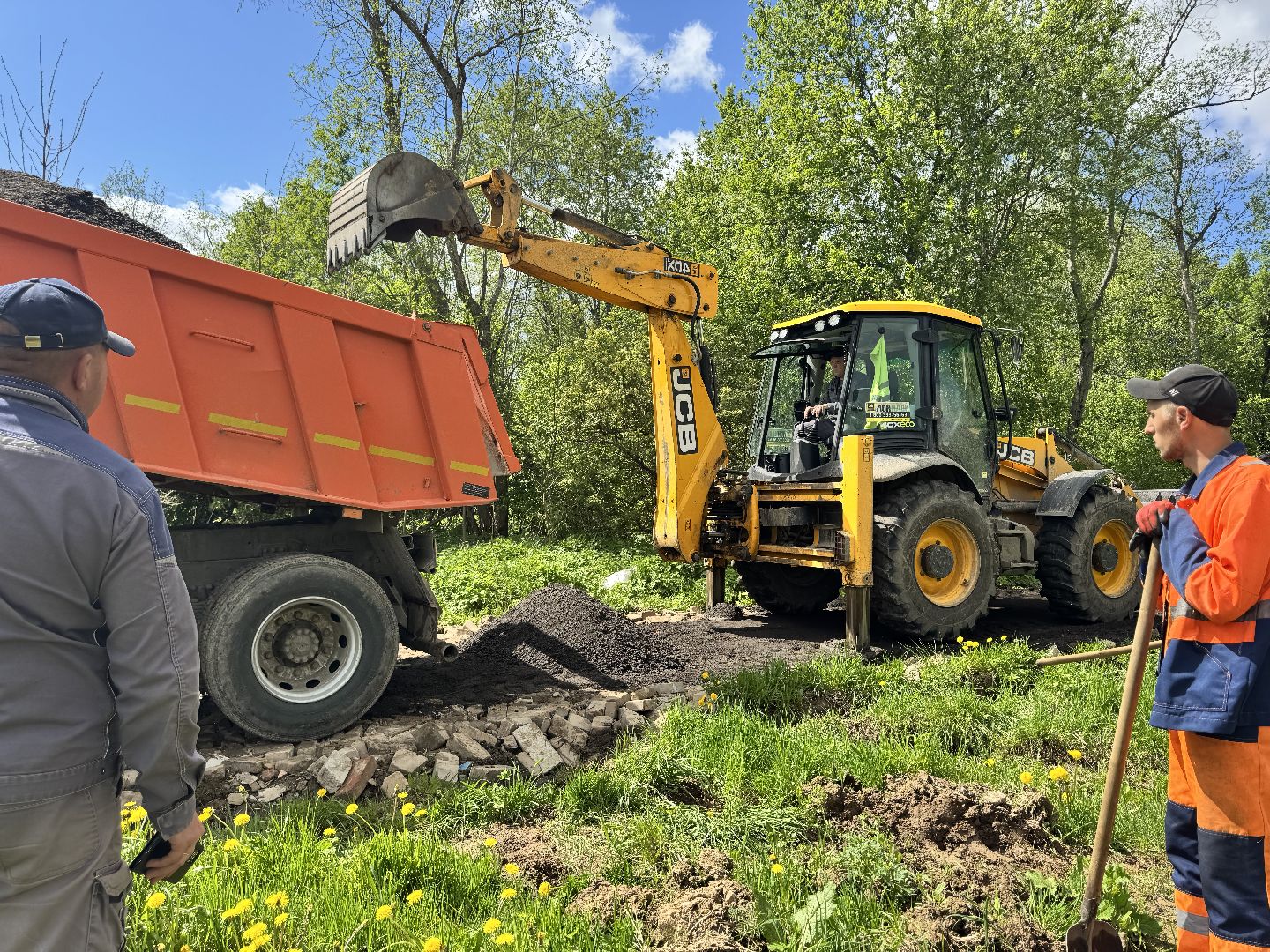 шаховская, асфальтная крошка, коммунальная служба,ремонт дорог,