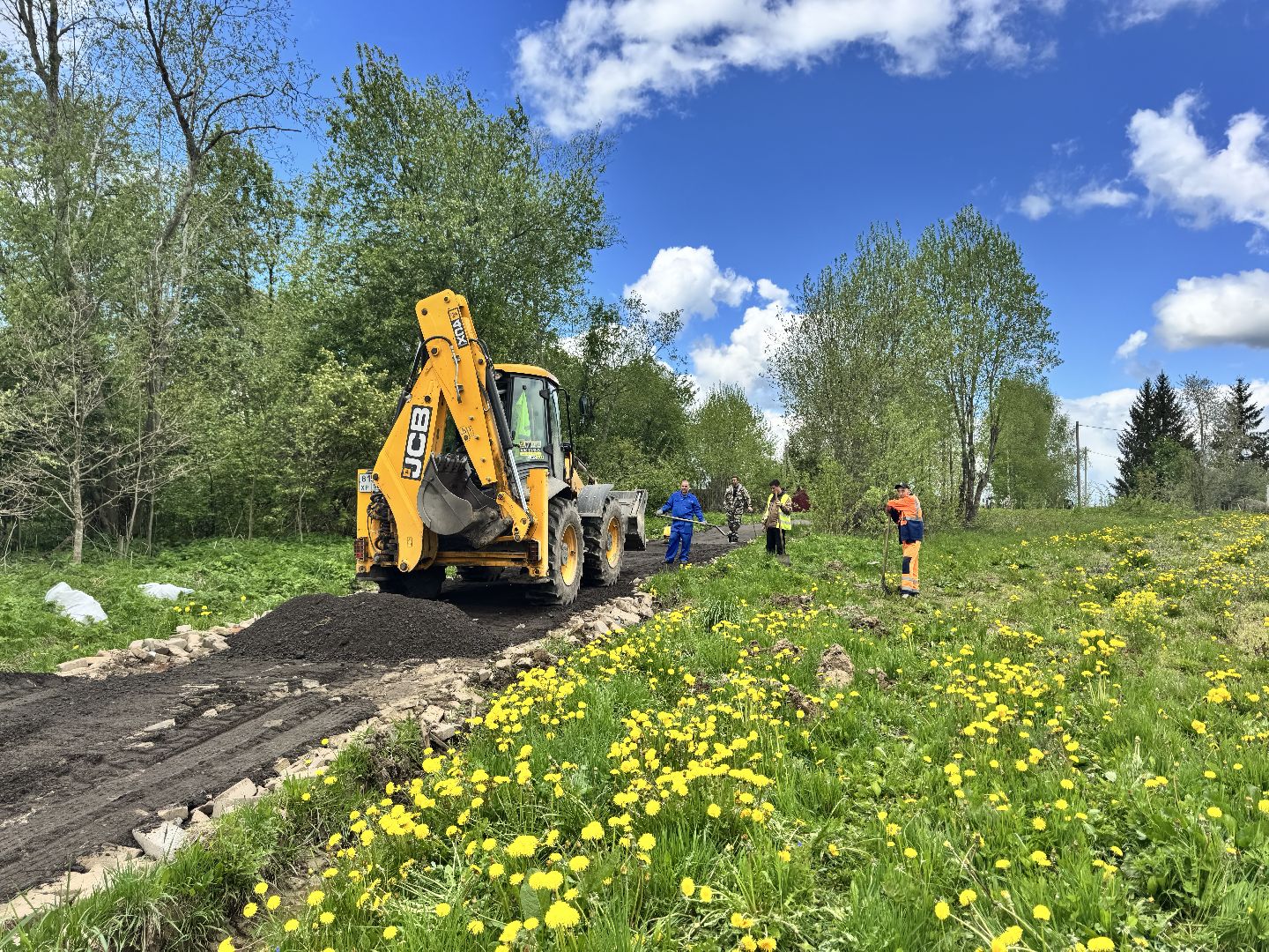 шаховская, асфальтная крошка, коммунальная служба,ремонт дорог,
