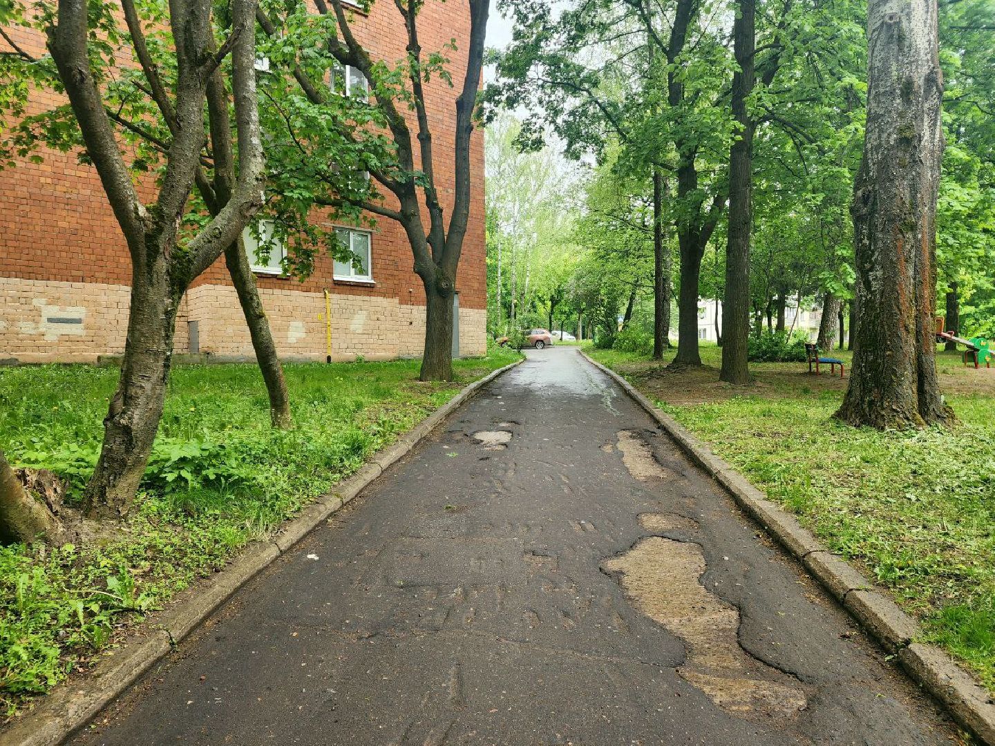 пущино, серпухов, благоустройство, комплексное благоустройство двора,