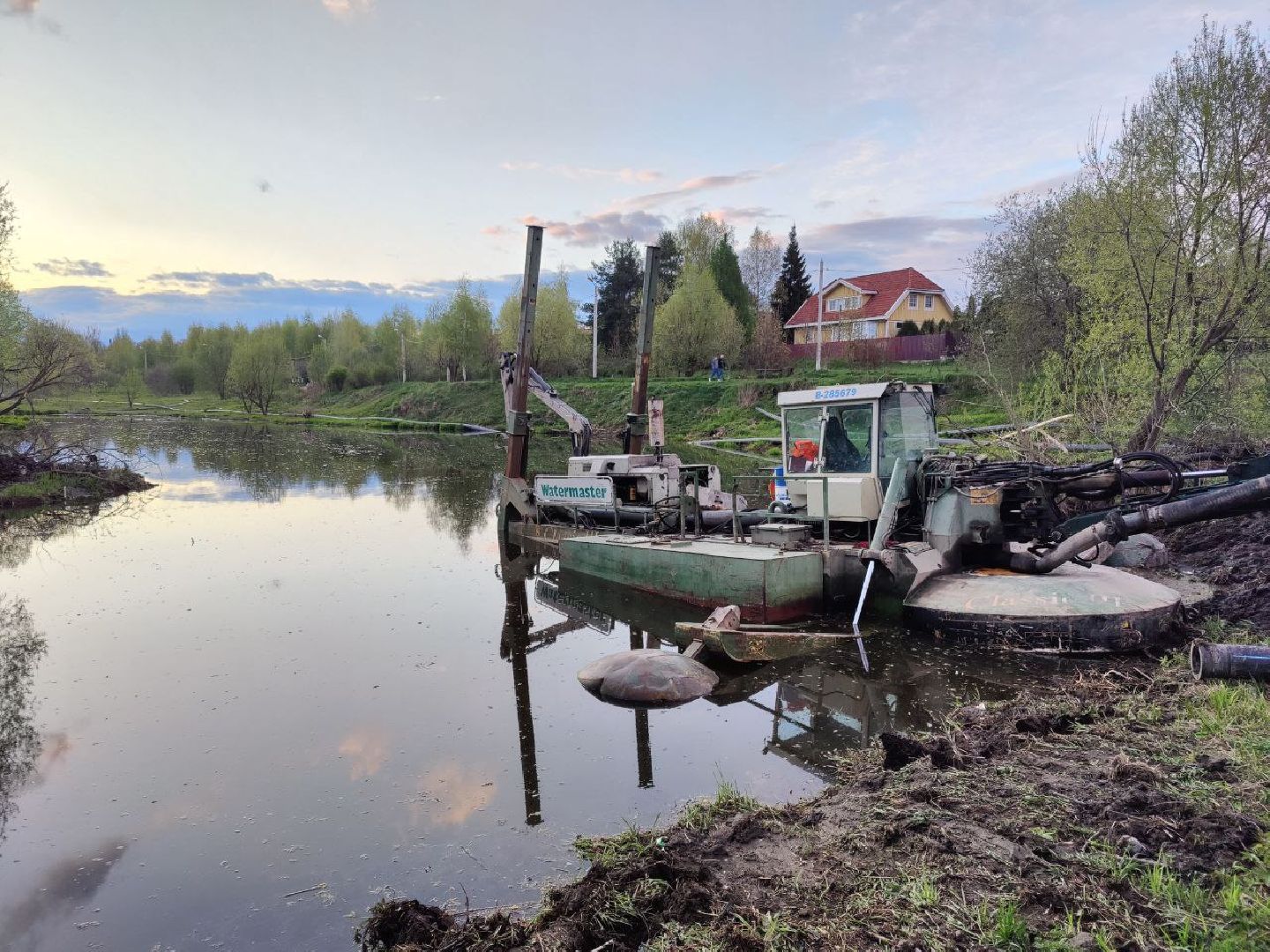 Нахабинка, река, благоустройство