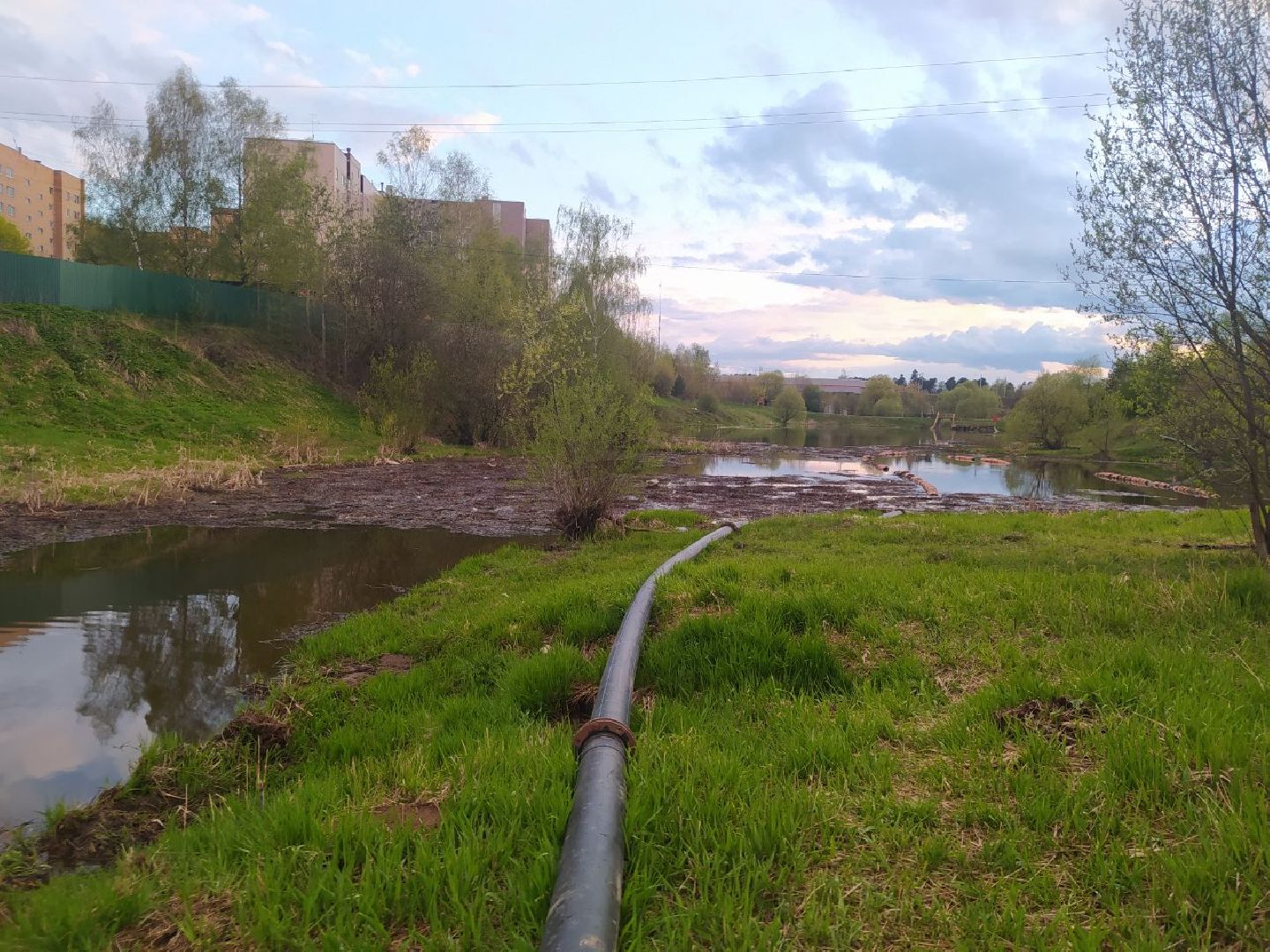 Нахабинка, река, благоустройство