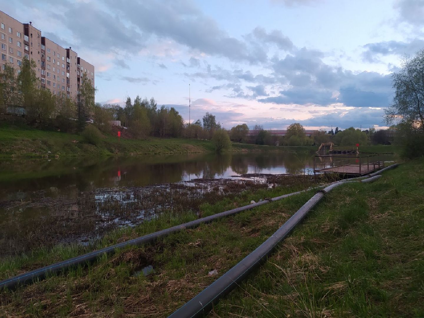 Нахабинка, река, благоустройство