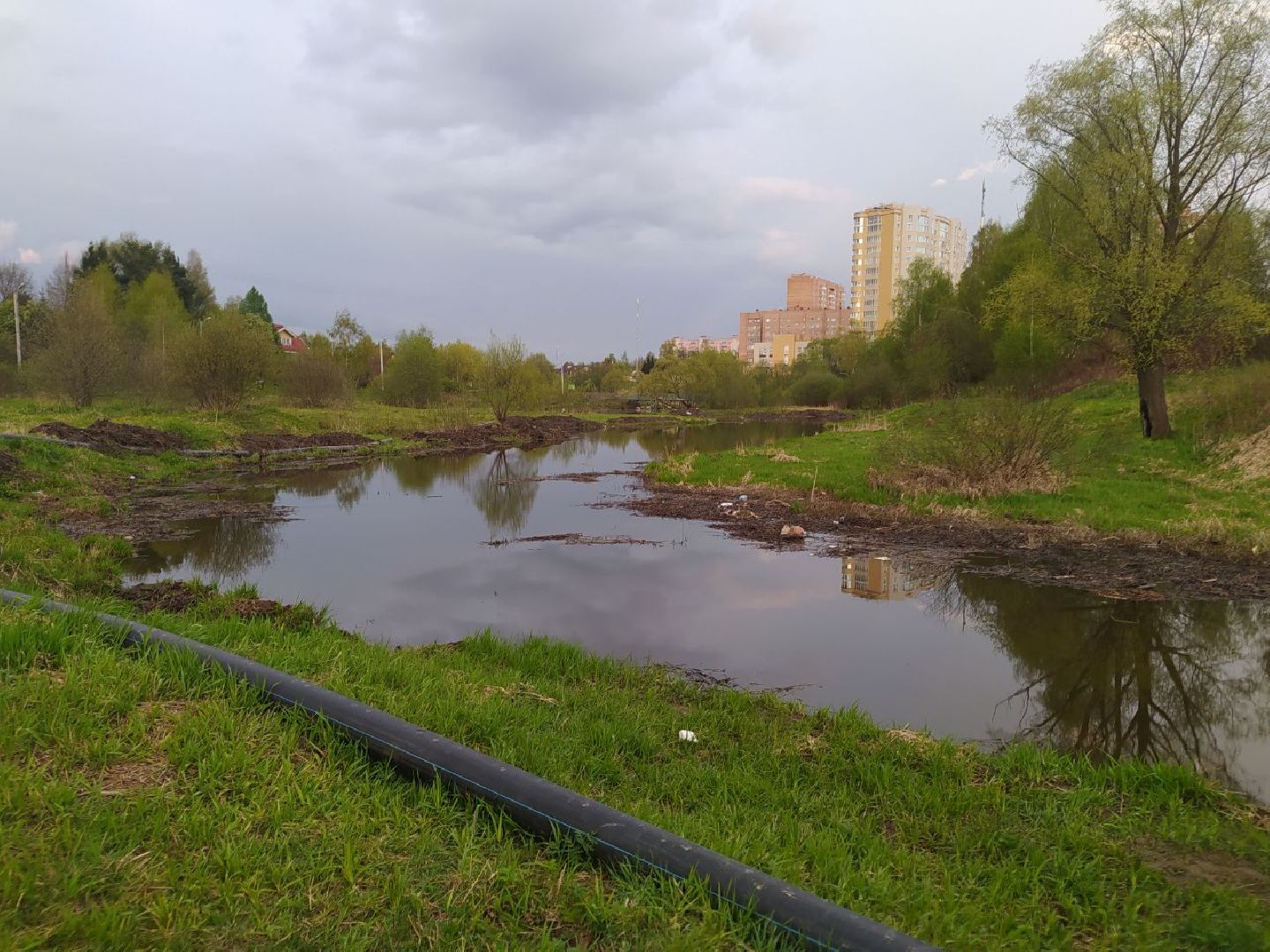 Нахабинка, река, благоустройство