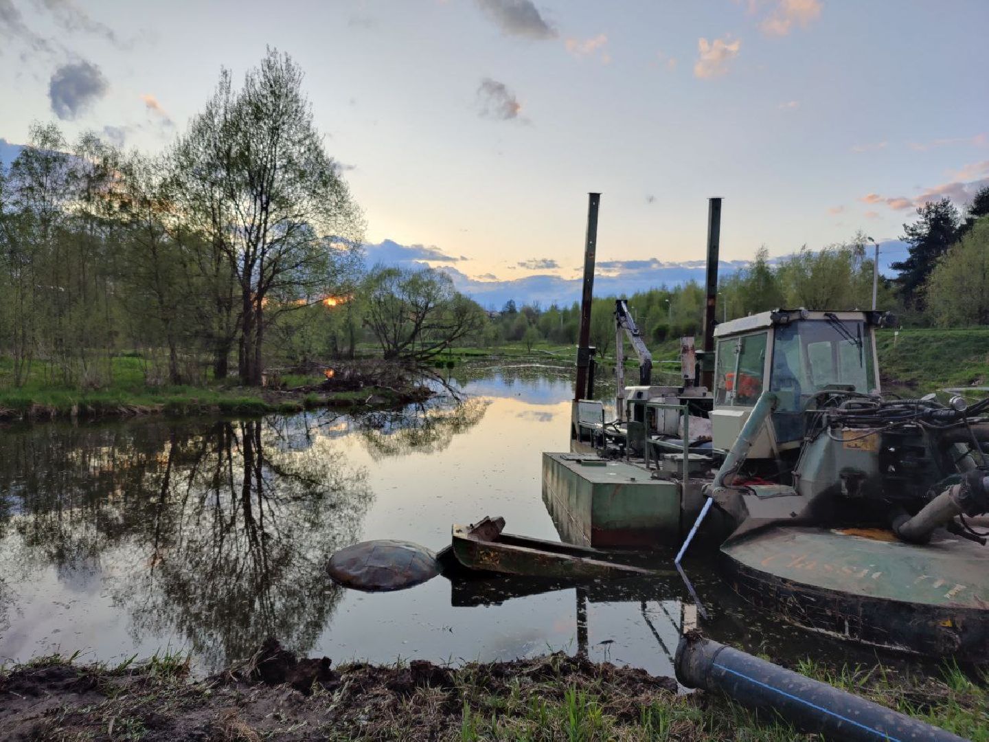 Нахабинка, река, благоустройство