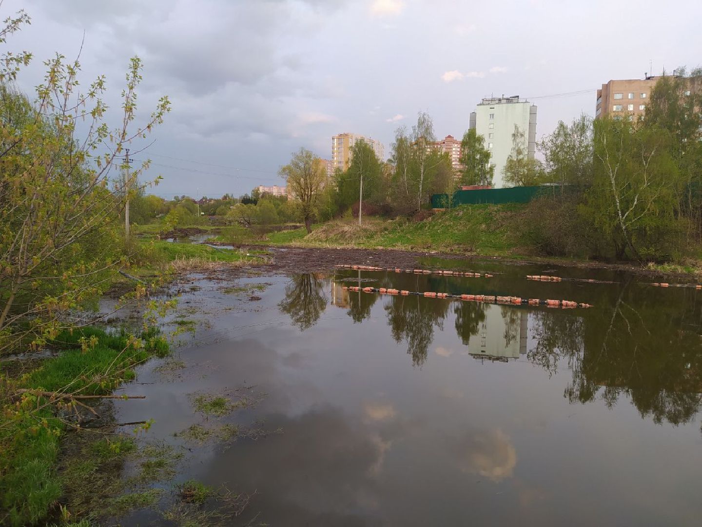 Нахабинка, река, благоустройство
