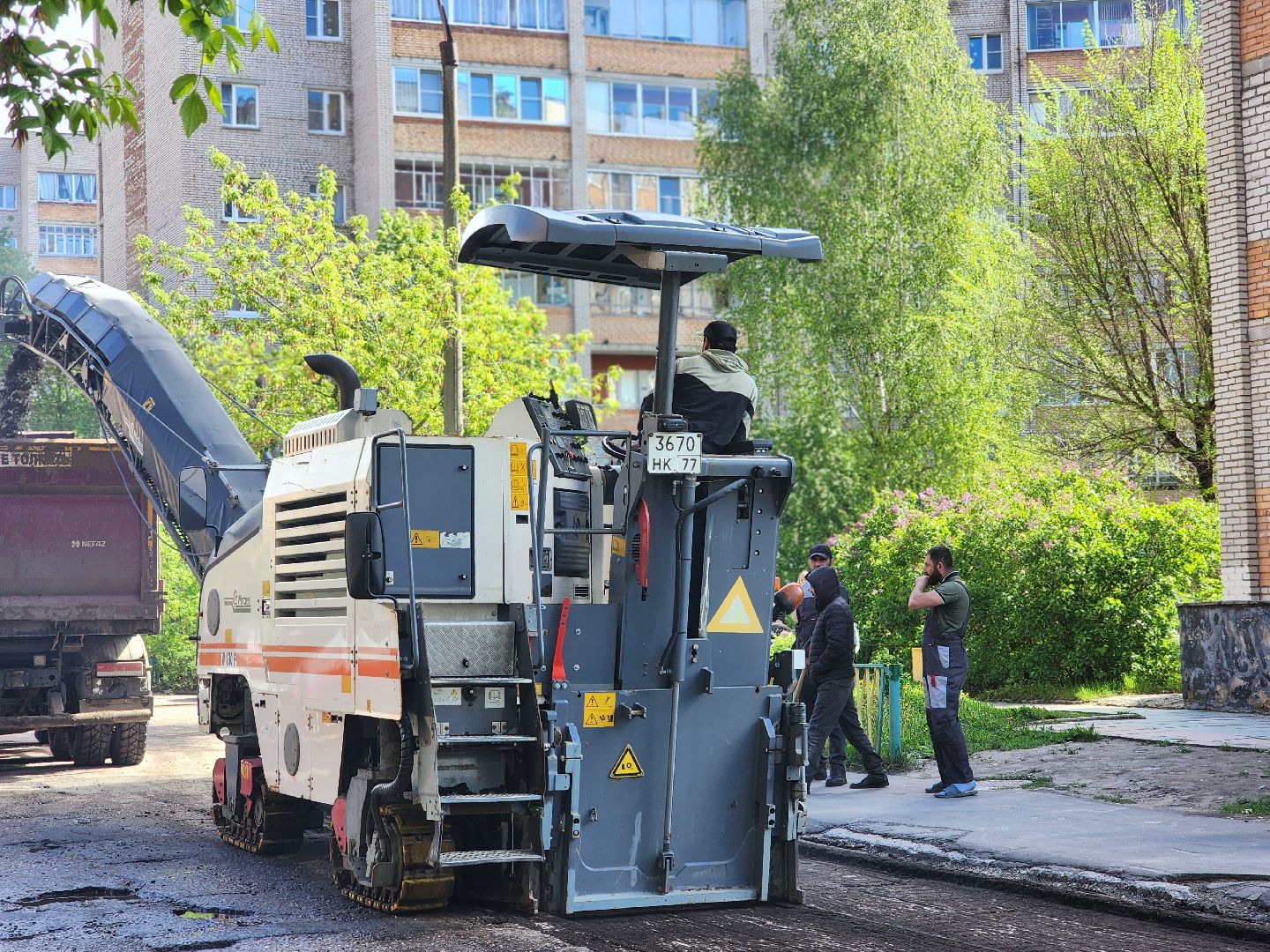 дубна, ремонт дорог, дорожные работы,